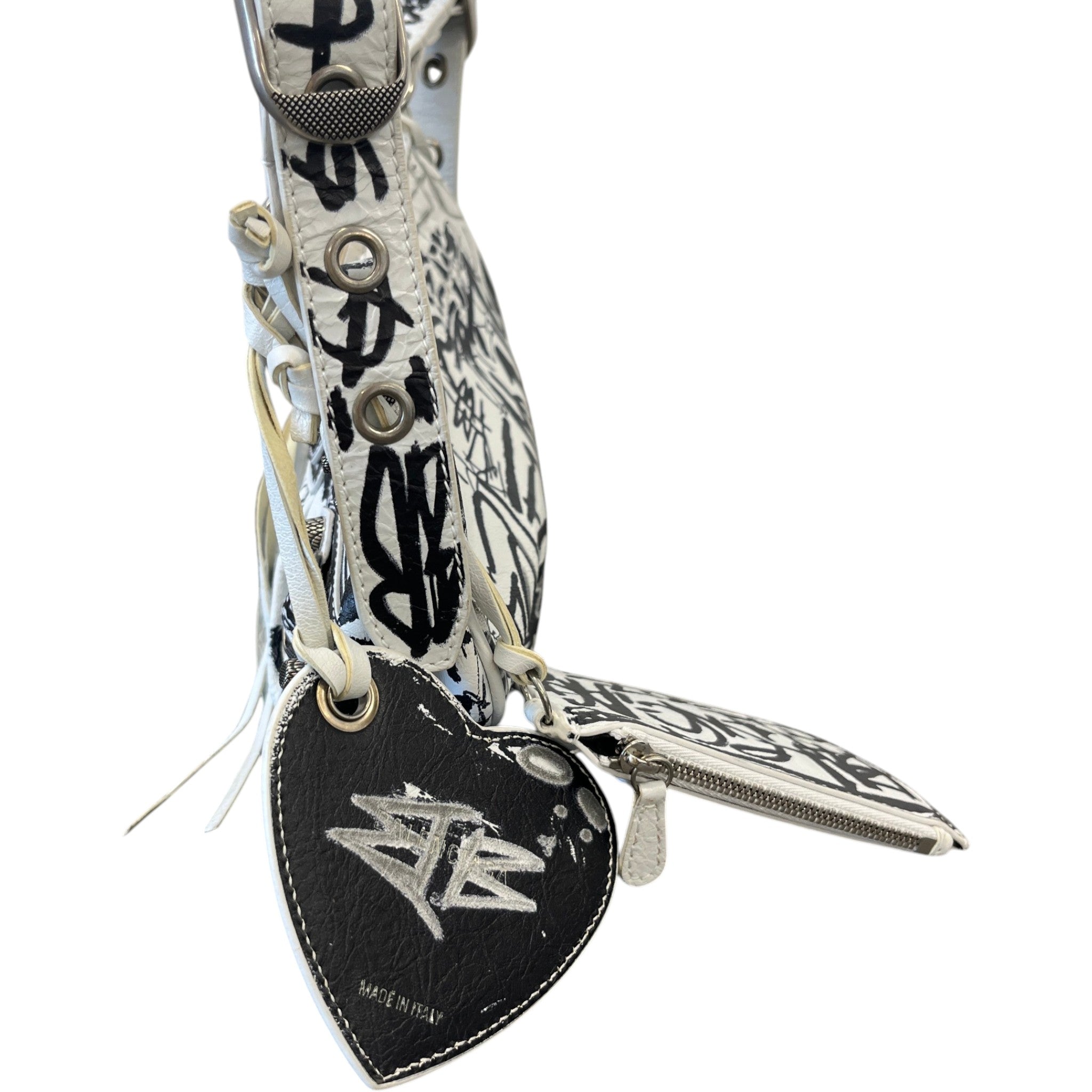 Women's 2022 Graffiti Le Cagole Bag White