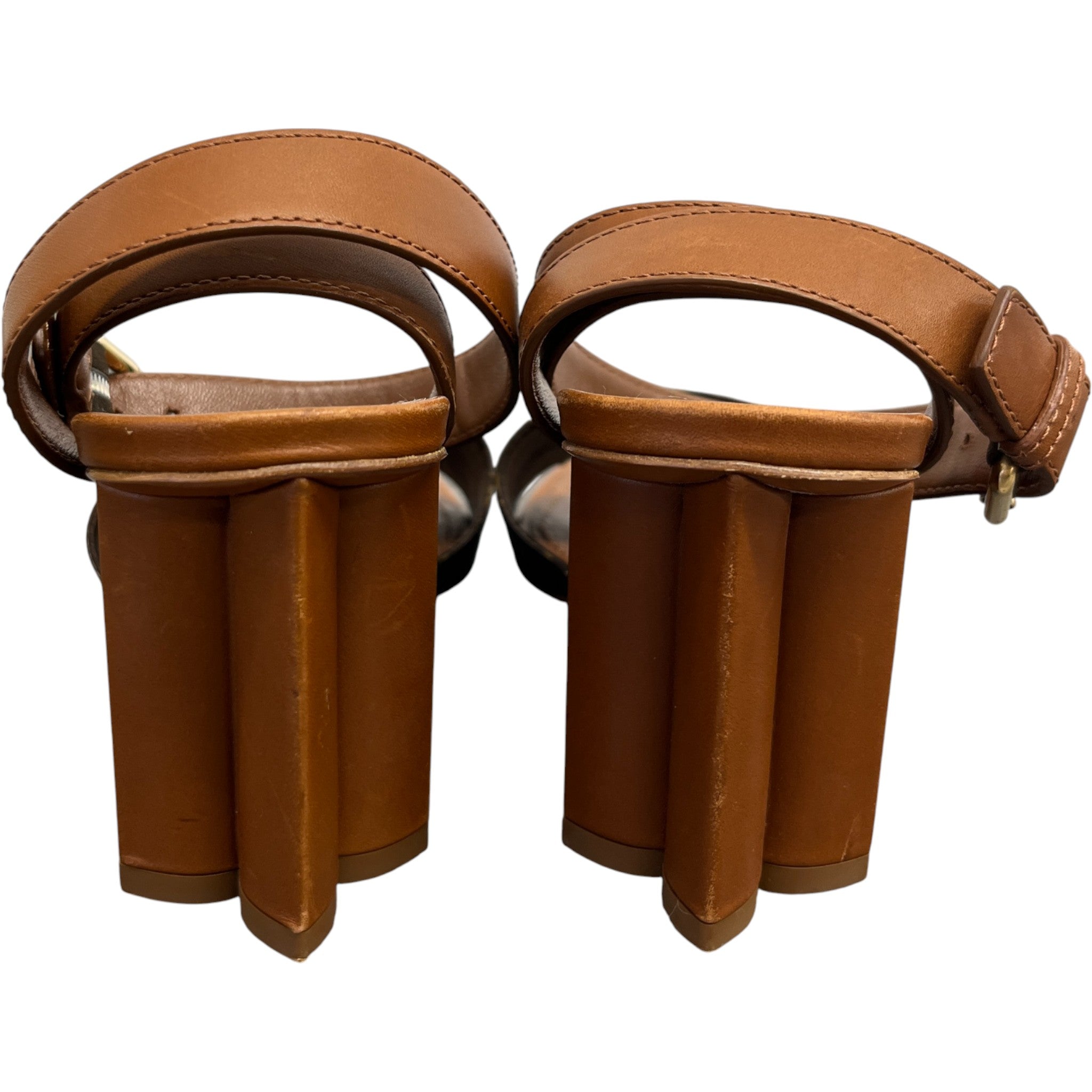 Women's Monogram Silhouette Heels Brown Size EU 36 / UK 3