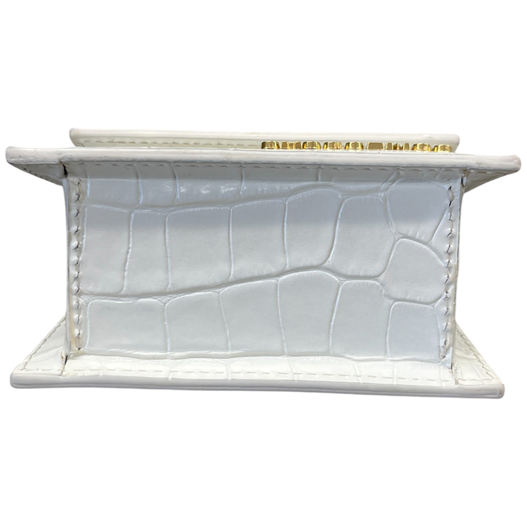 Women's Mini Reptile Le Chequito Handbag White