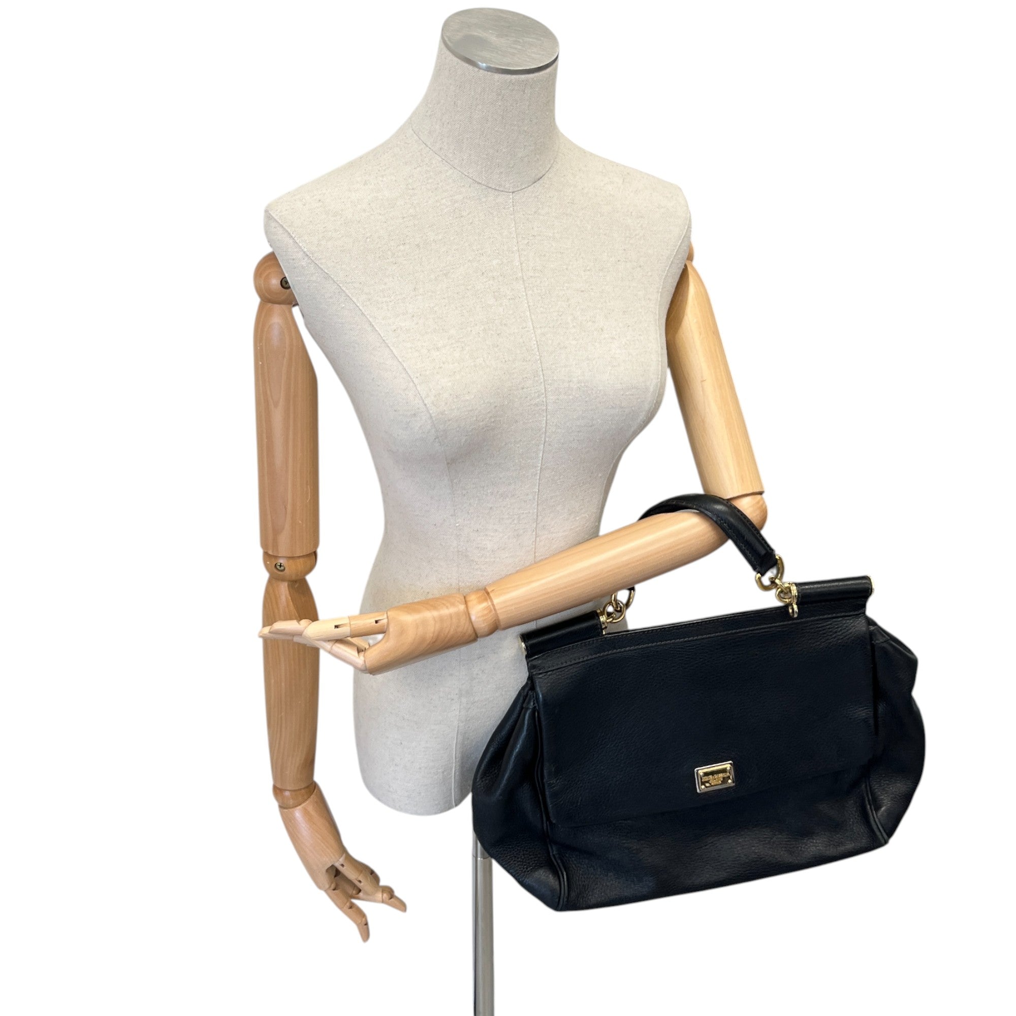 Women's Large Sicily Tote Bag Black