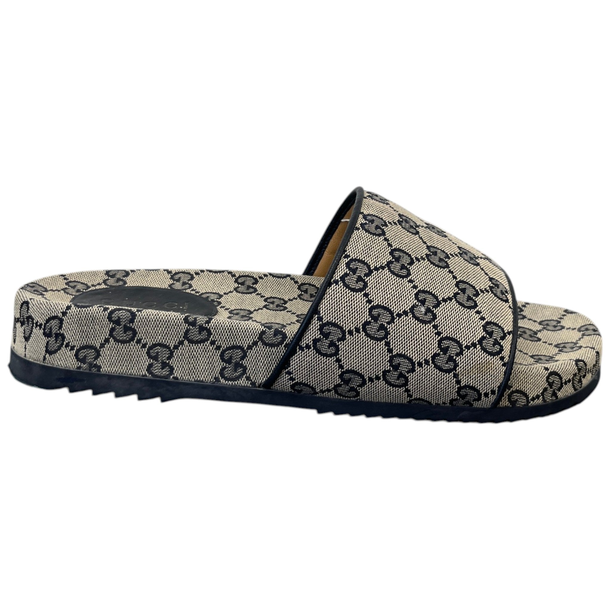 Women's Gg Supreme Slides Beige Size EU 42 / UK 9