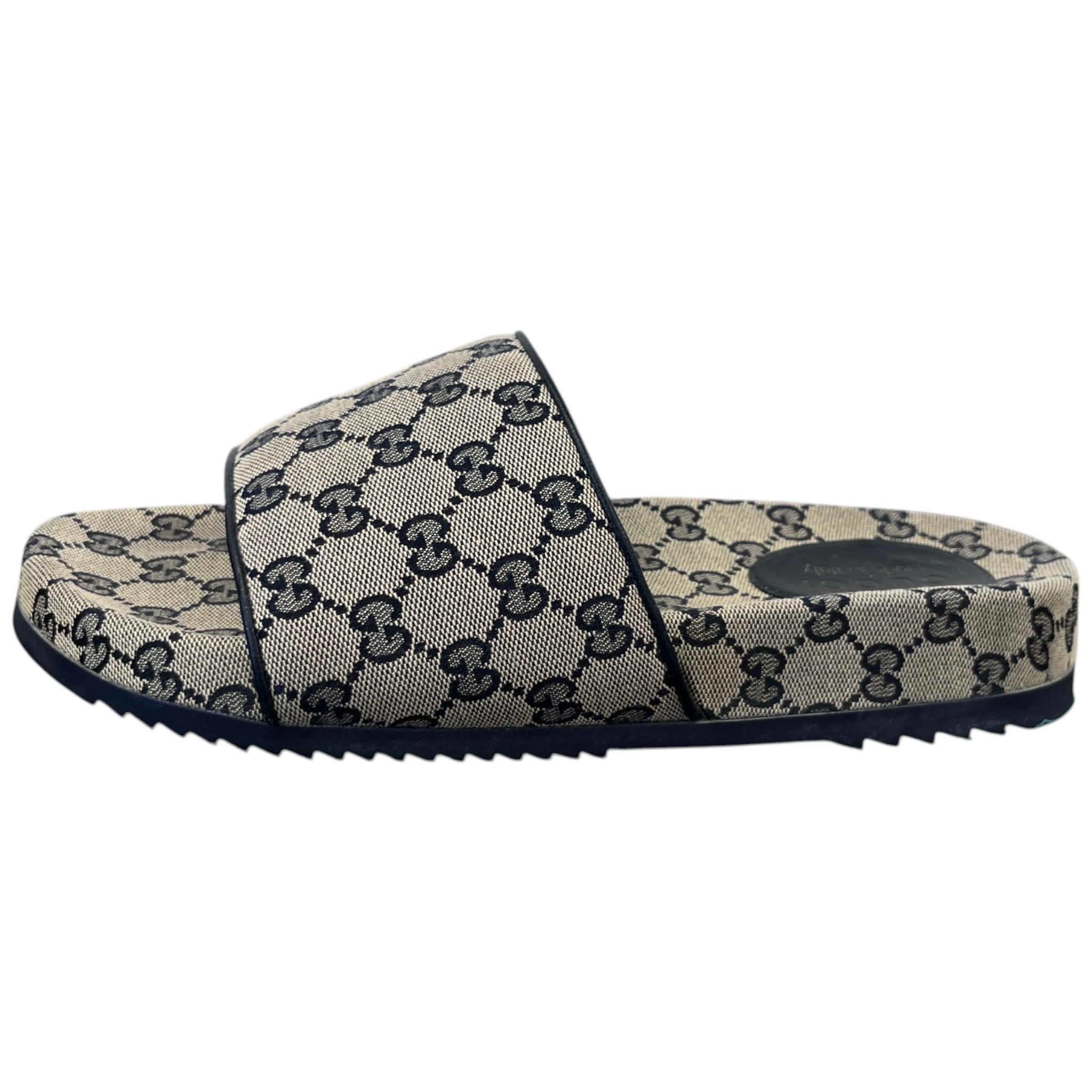Women's Gg Supreme Slides Beige Size EU 42 / UK 9