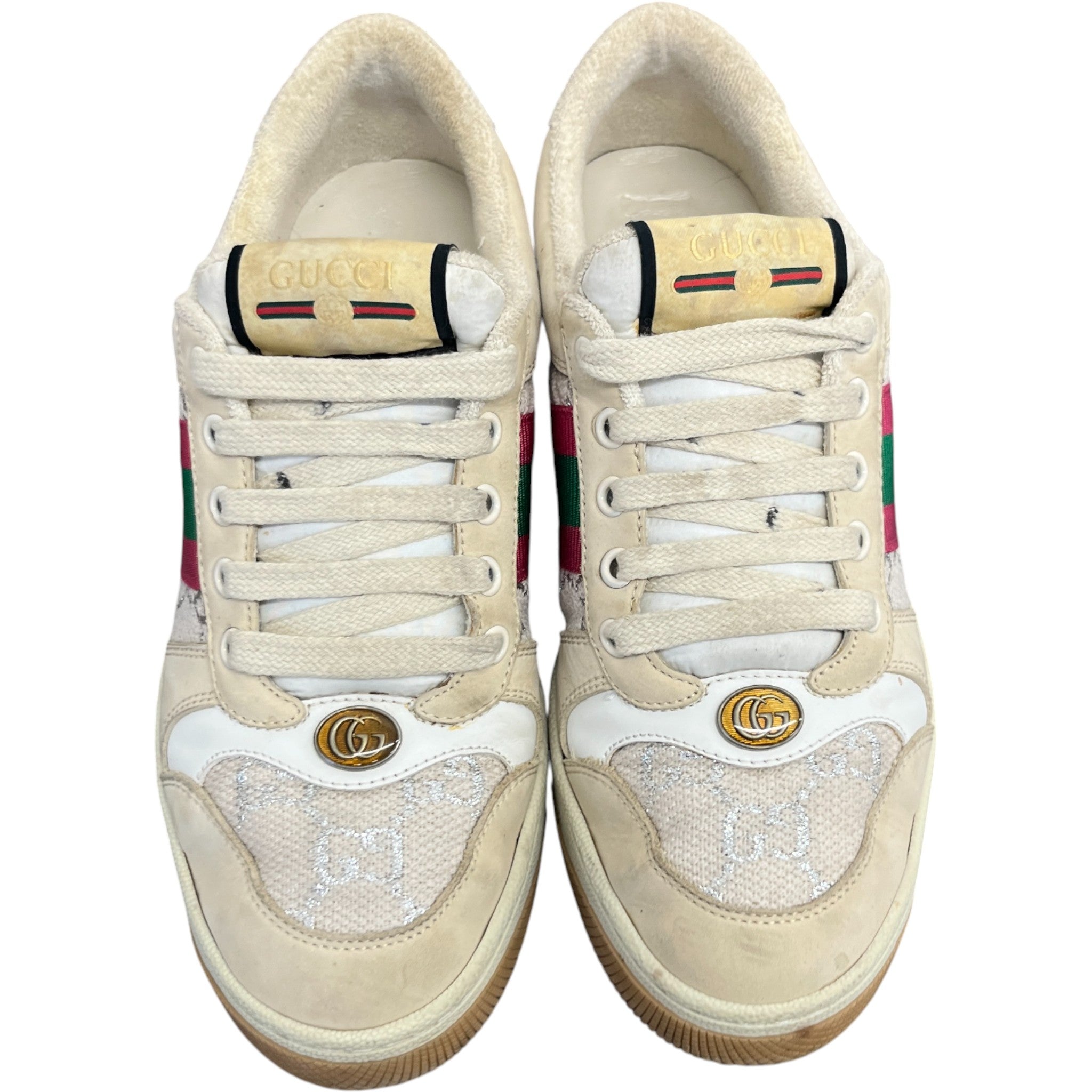 Women's Gg Screener Low Trainers Beige Size EU 37 / UK 4