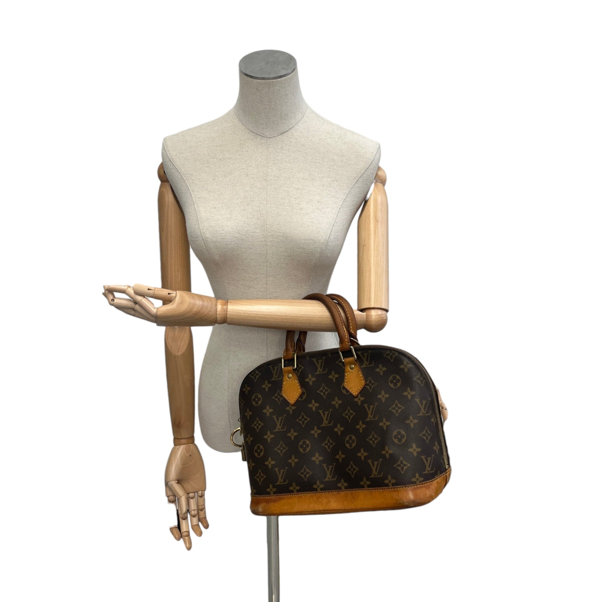 Women's Monogram Alma Handbag Brown
