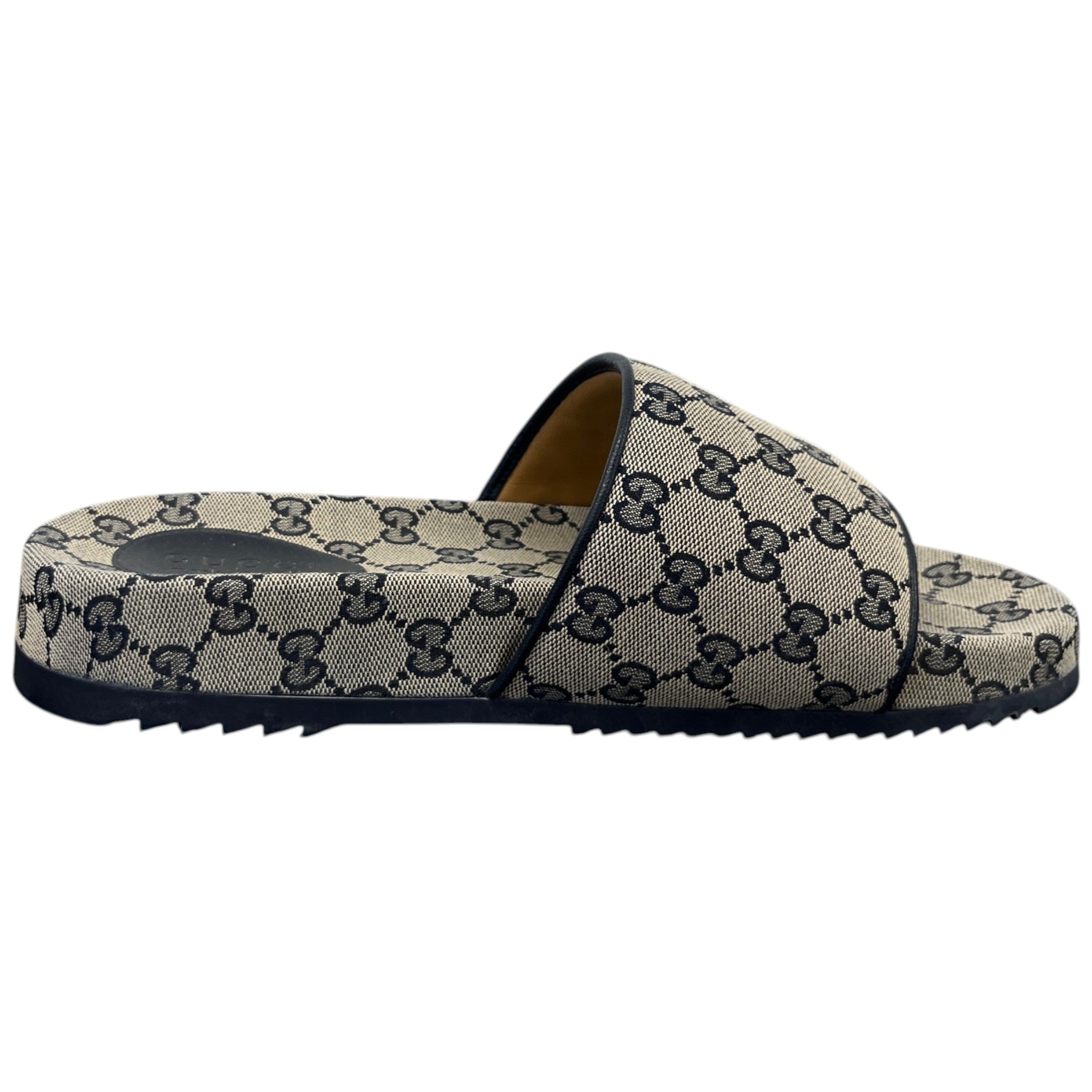 Women's Gg Supreme Slides Beige Size EU 42 / UK 9