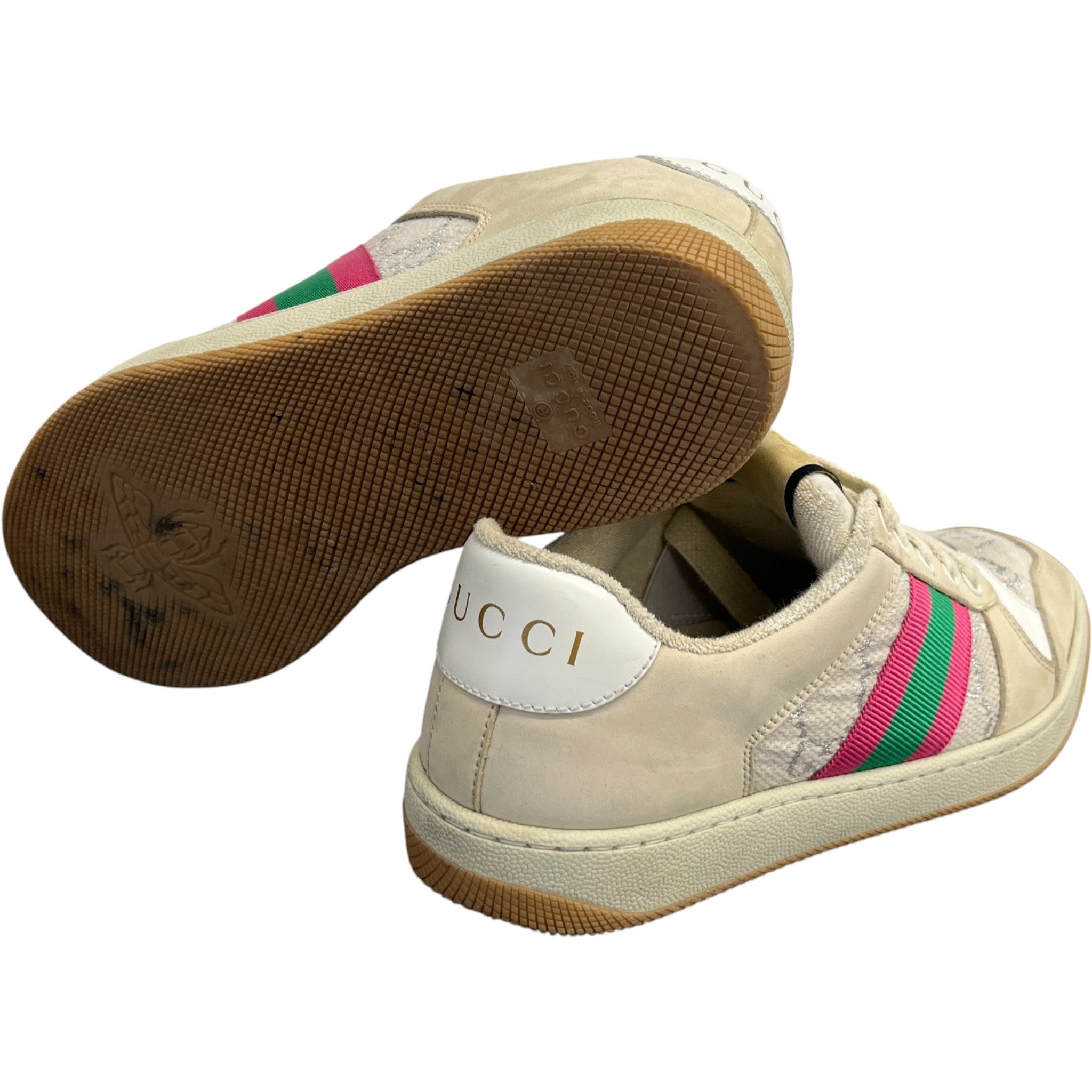 Women's Gg Screener Low Trainers Beige Size EU 37 / UK 4