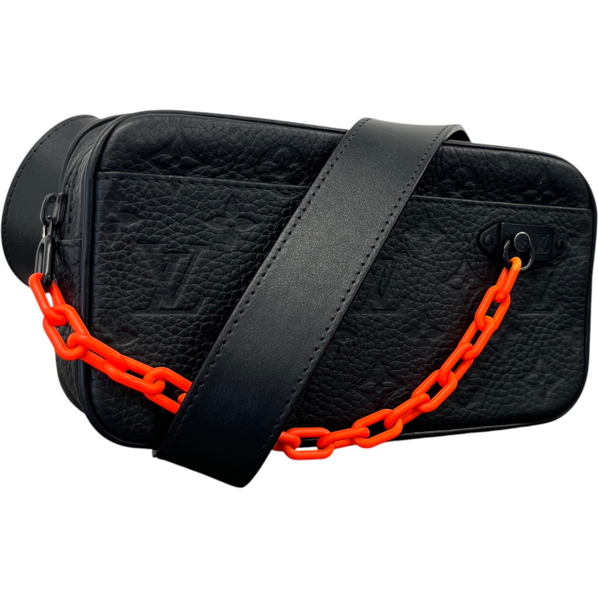 Men's Empreinte Leather Pochette Volga Belt Bag Black