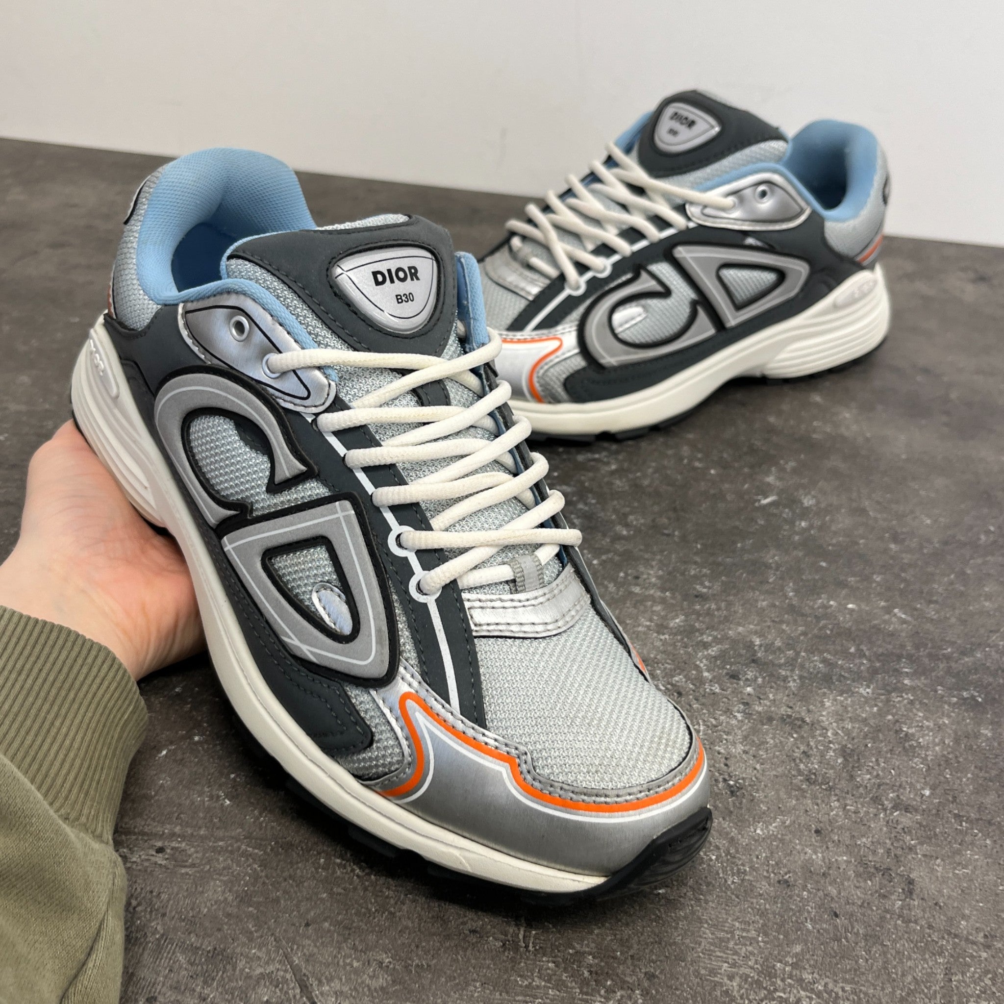 Men's B30 Low Trainers Grey Size EU 42 / UK 8