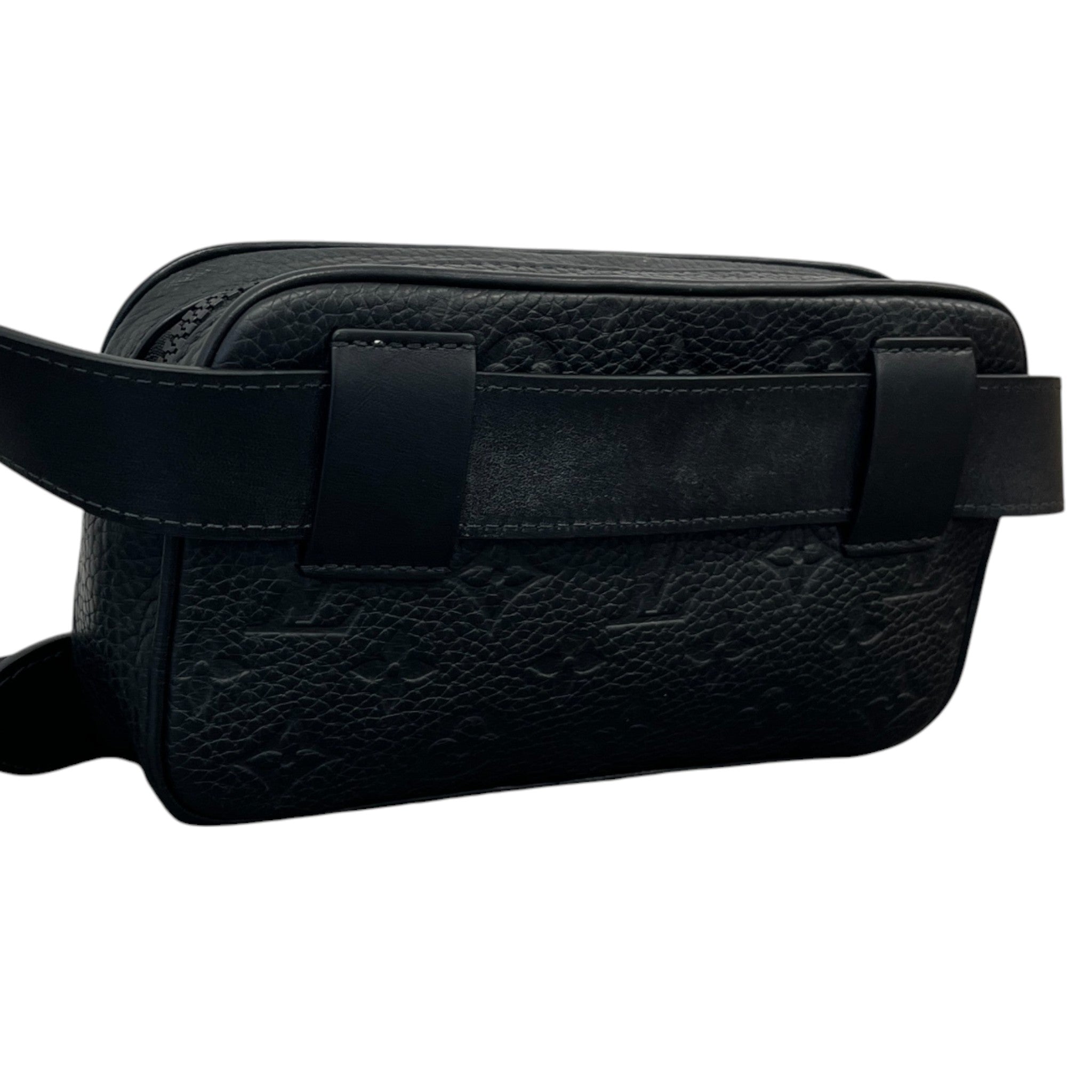 Men's Empreinte Leather Pochette Volga Belt Bag Black