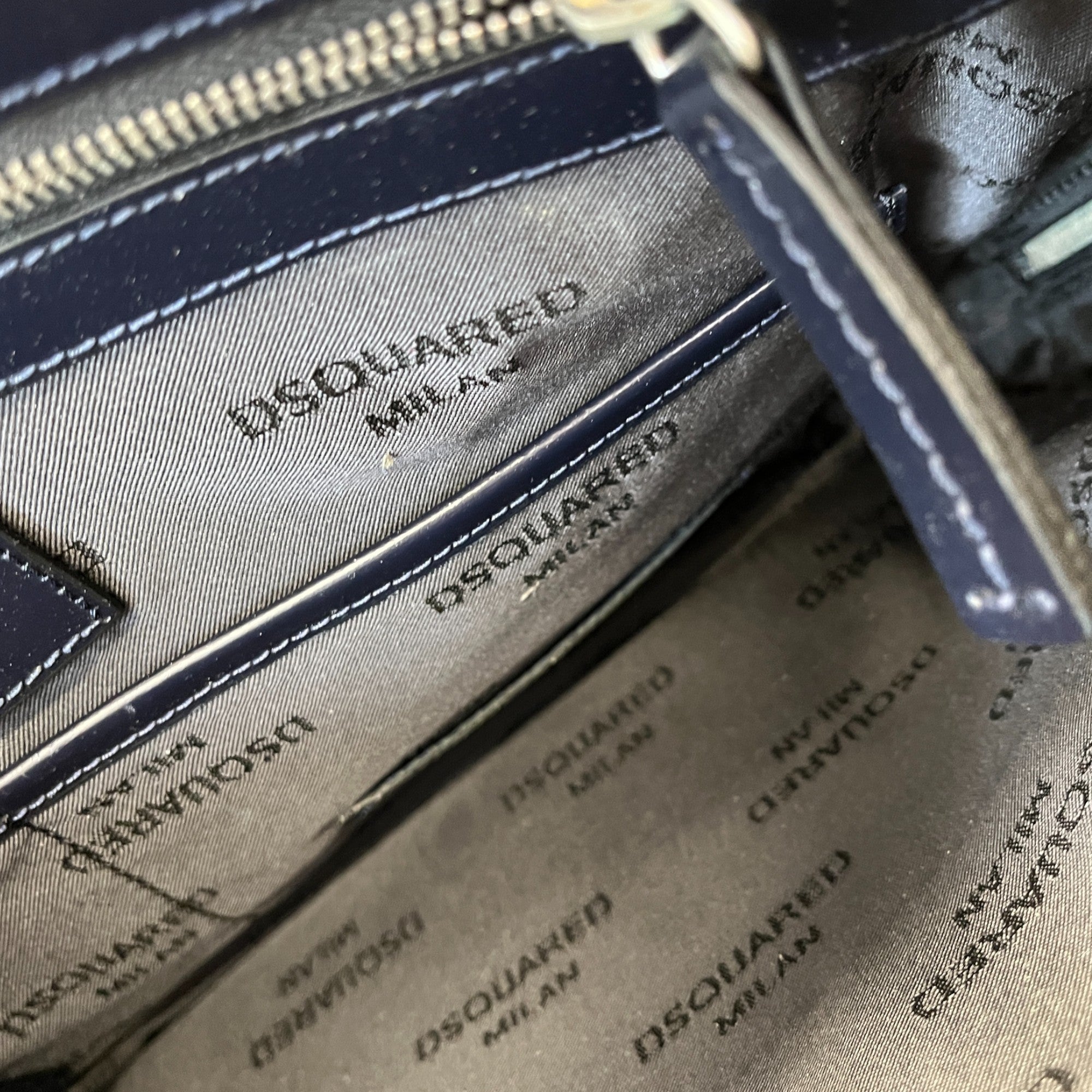 Men's Large Logo Brief Bag Navy