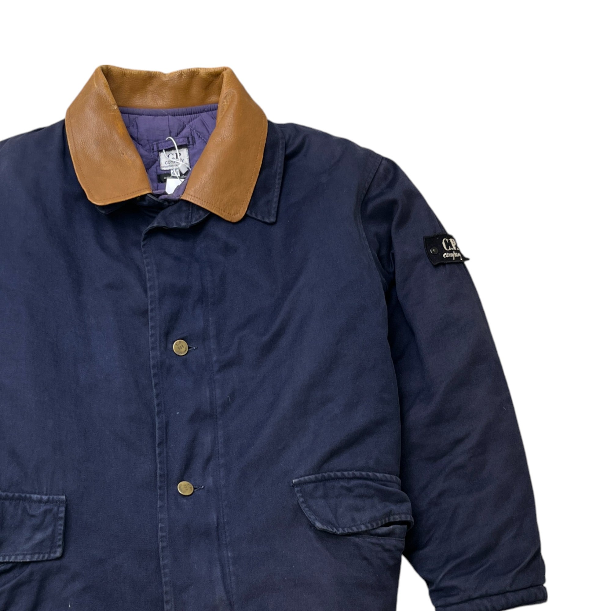 Men's Logo Kids Zip Up Jacket Navy Size Junior Age 12