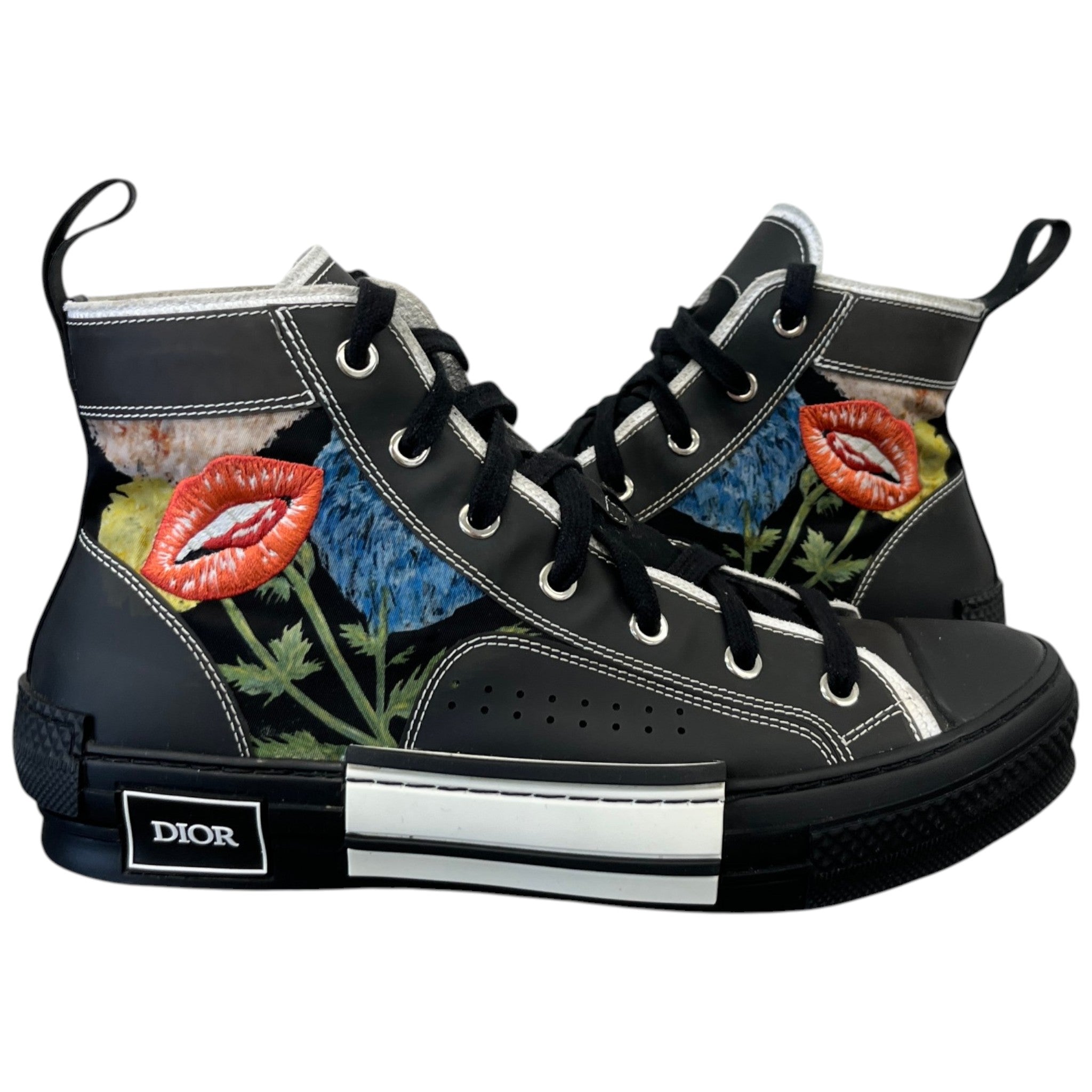 Men's X Raymond Pettibon B23 High Trainers Black Size EU 40.5 / UK 6.5