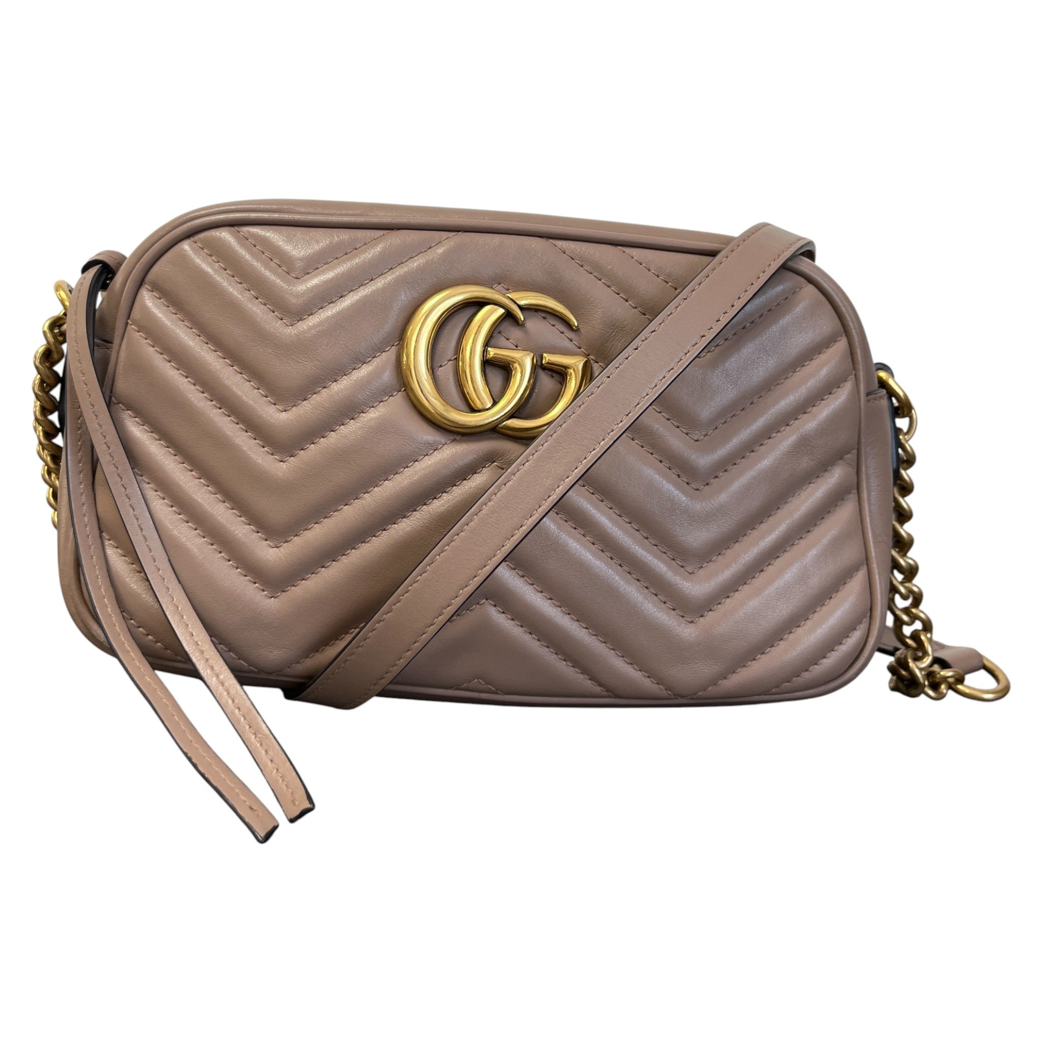 Women's Gg Marmont Camera Bag Nude