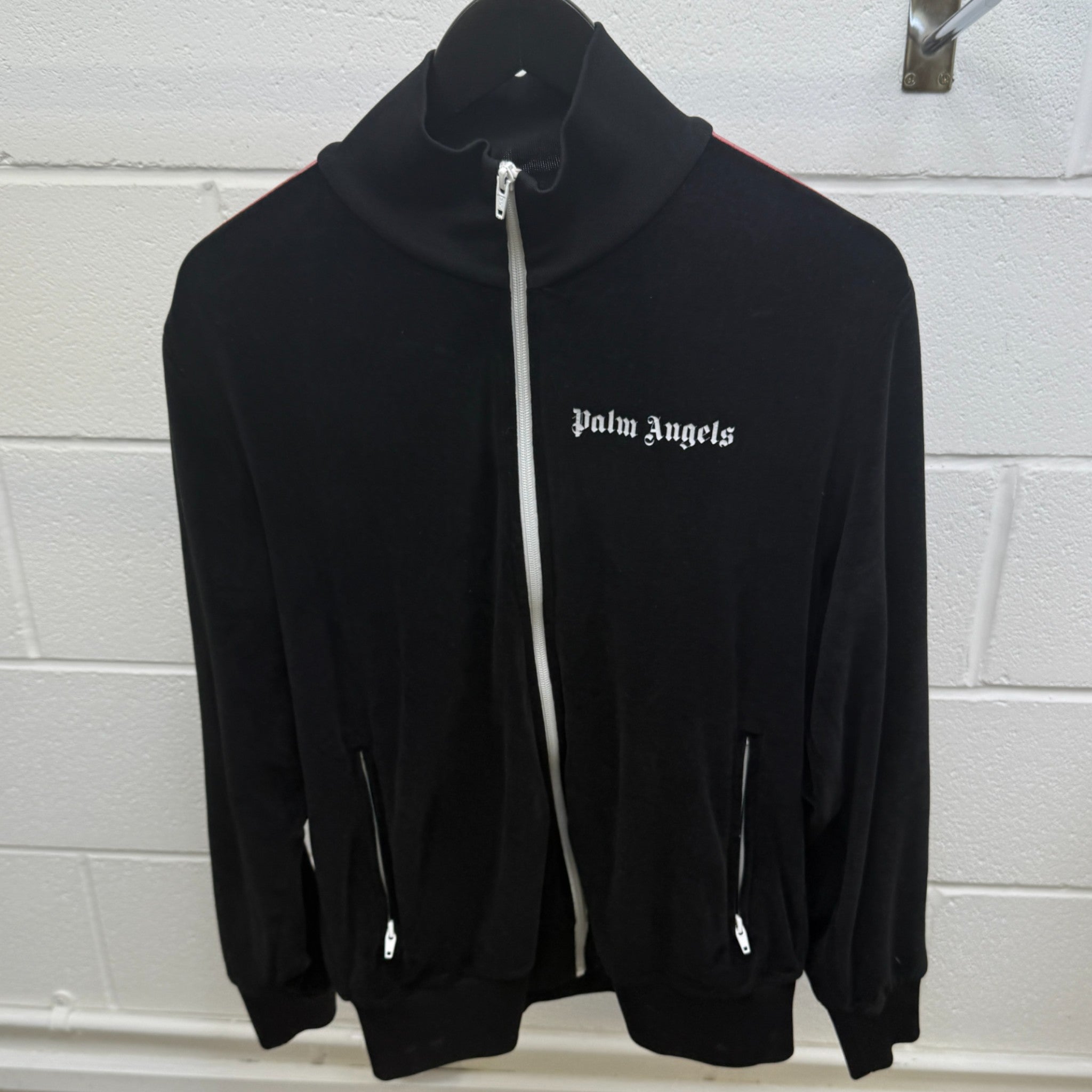 Men's Tie Dye Track Jacket Black Size XL