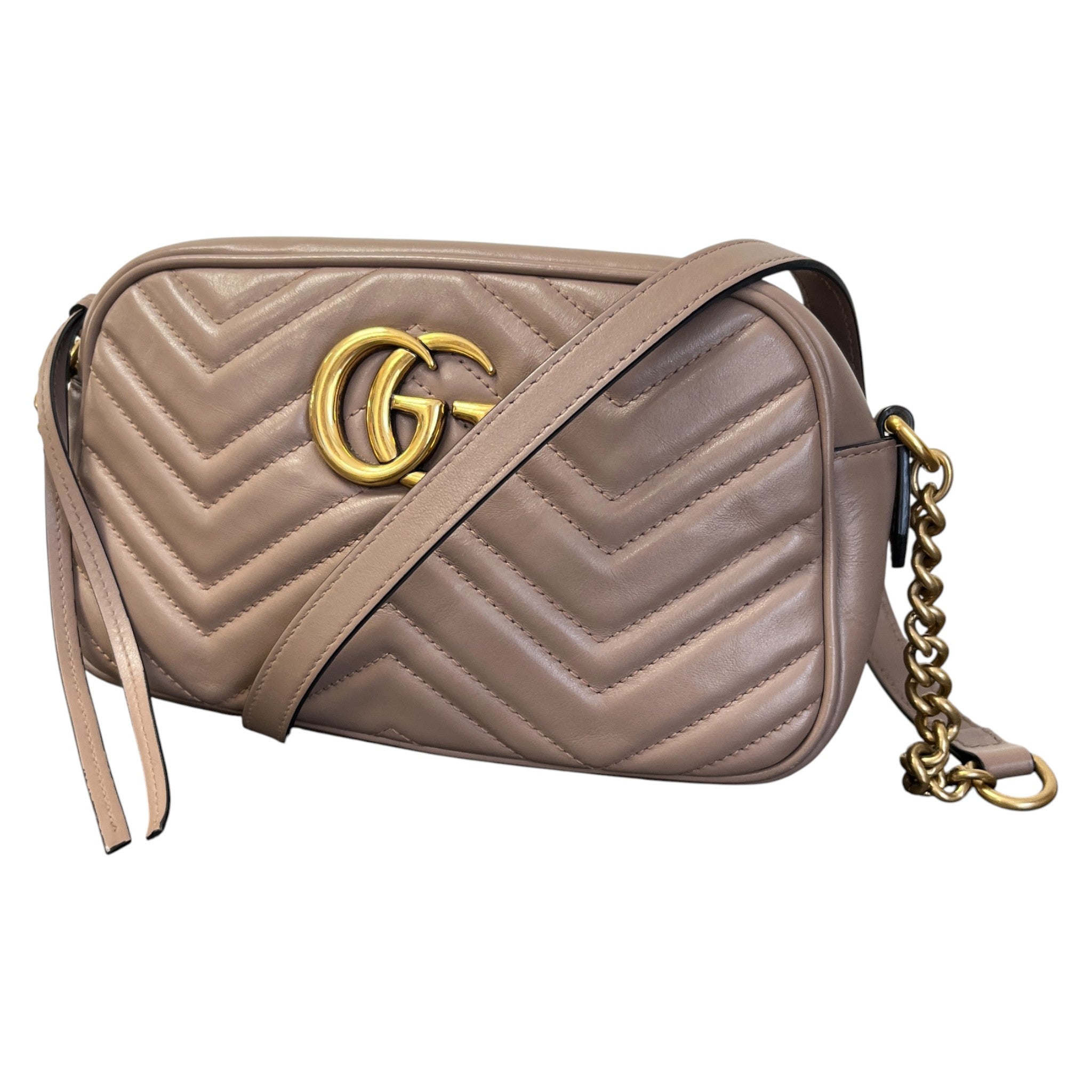 Women's Gg Marmont Camera Bag Nude