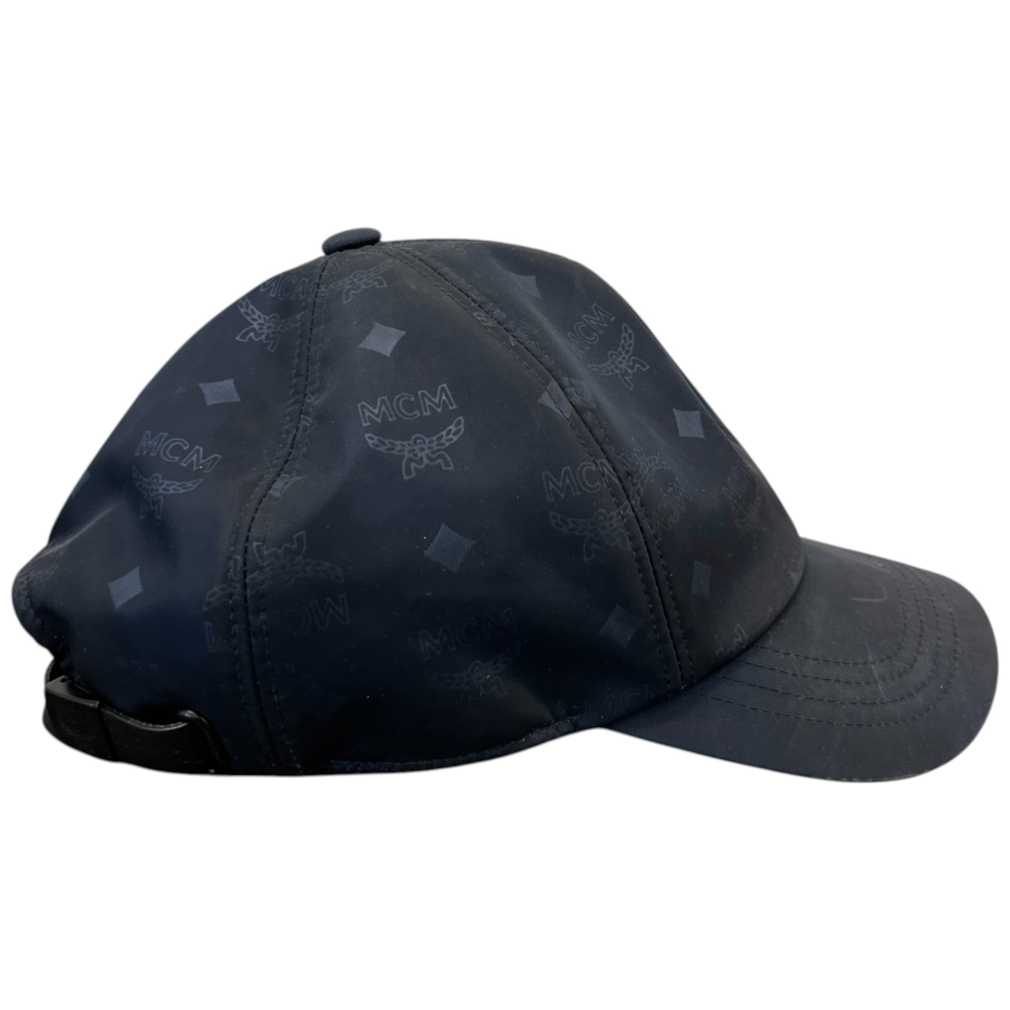 Men's Monogram Print Cap Navy
