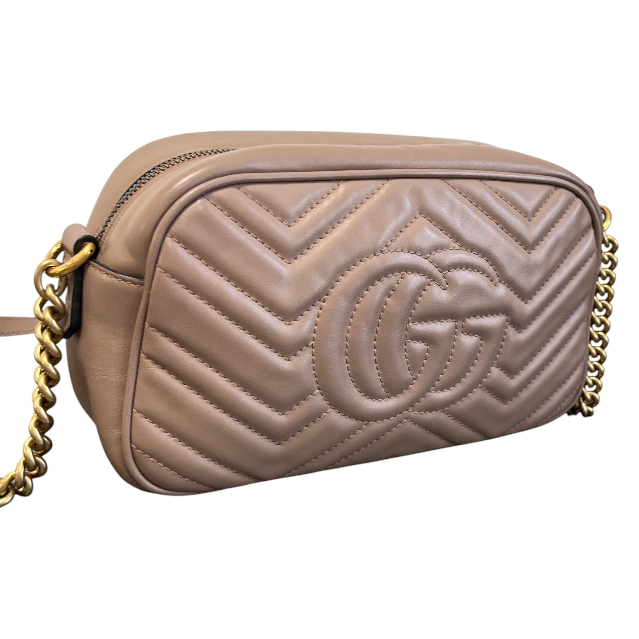 Women's Gg Marmont Camera Bag Nude