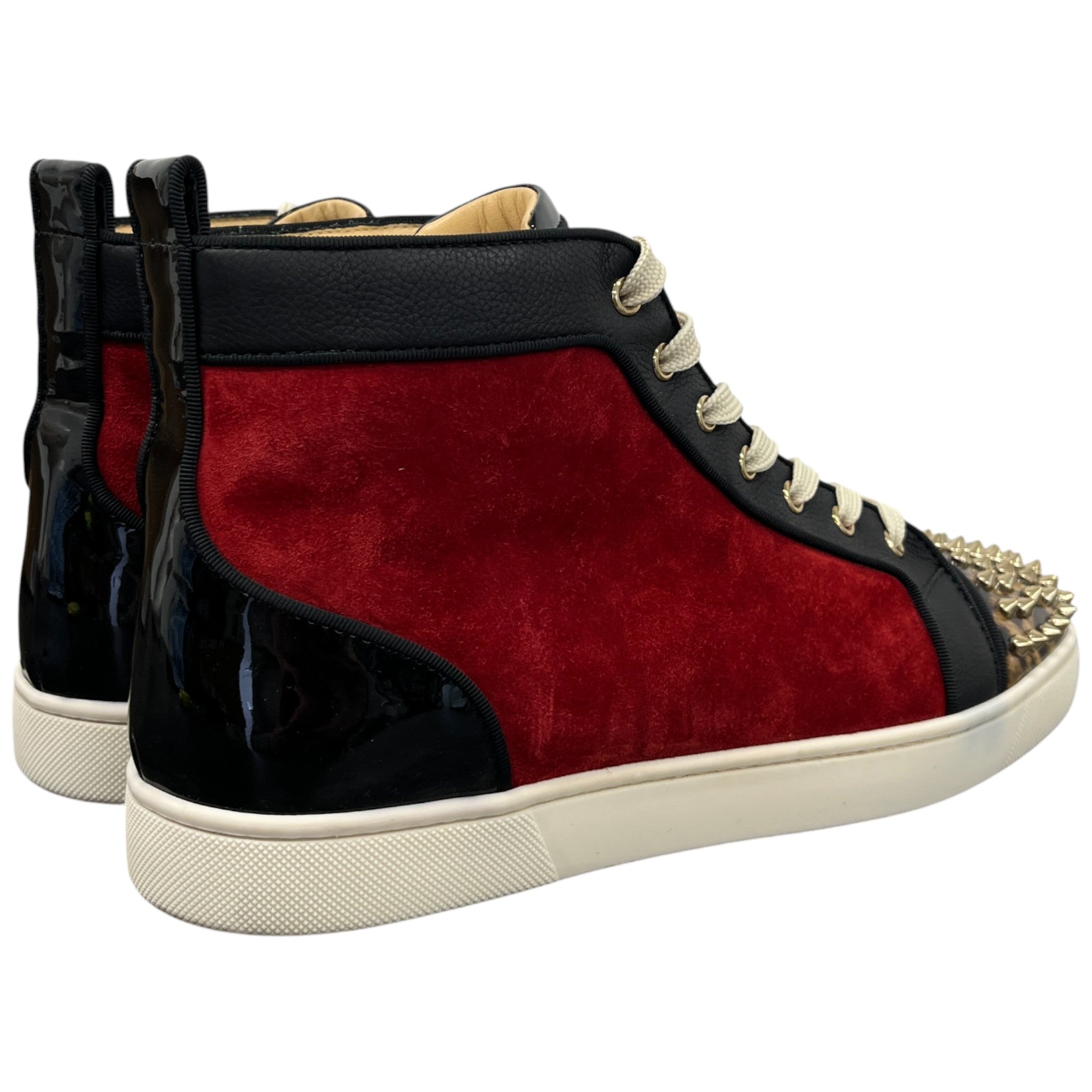 Men's Lou Spikes Orlato High Trainers Red Size EU 45 / UK 11