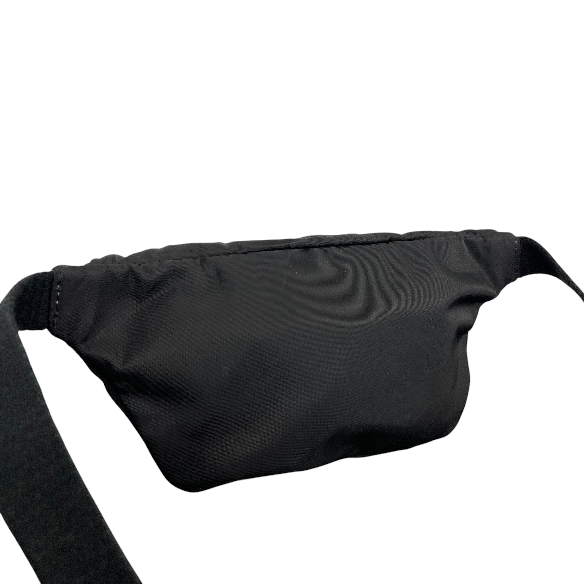 Women's Nylon Logo Belt Bag Black