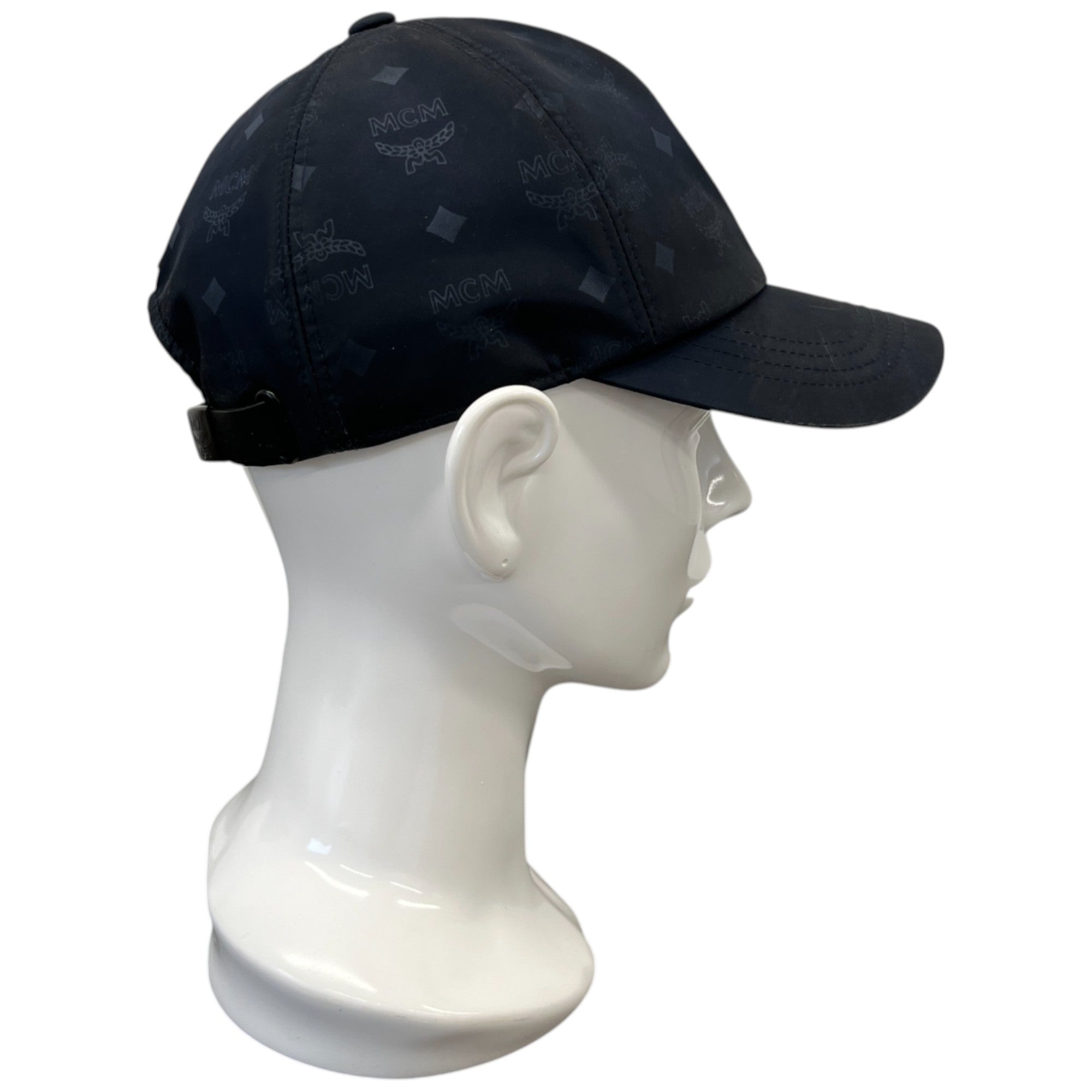 Men's Monogram Print Cap Navy