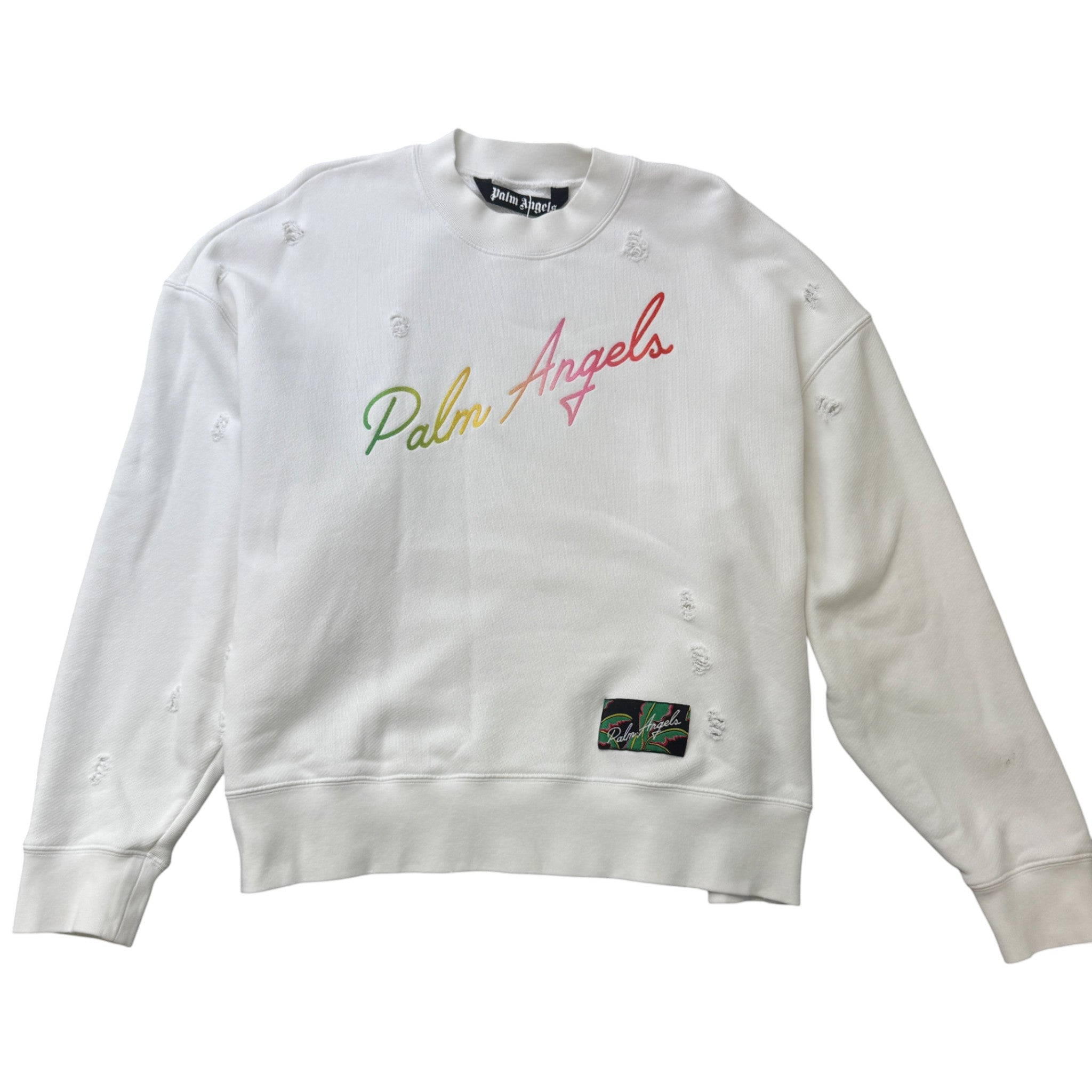 Men's Miami Logo Jumper White Size S