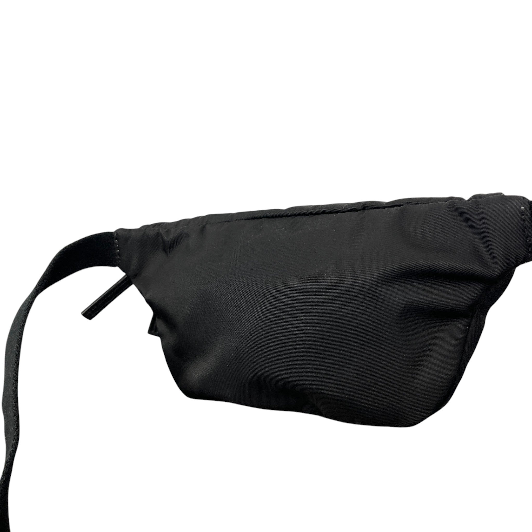 Women's Nylon Logo Belt Bag Black