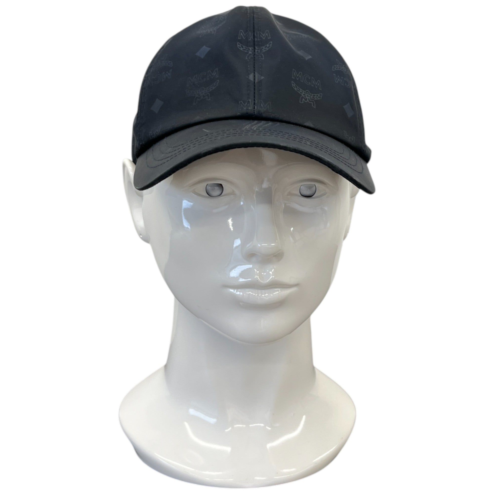 Men's Monogram Print Cap Navy