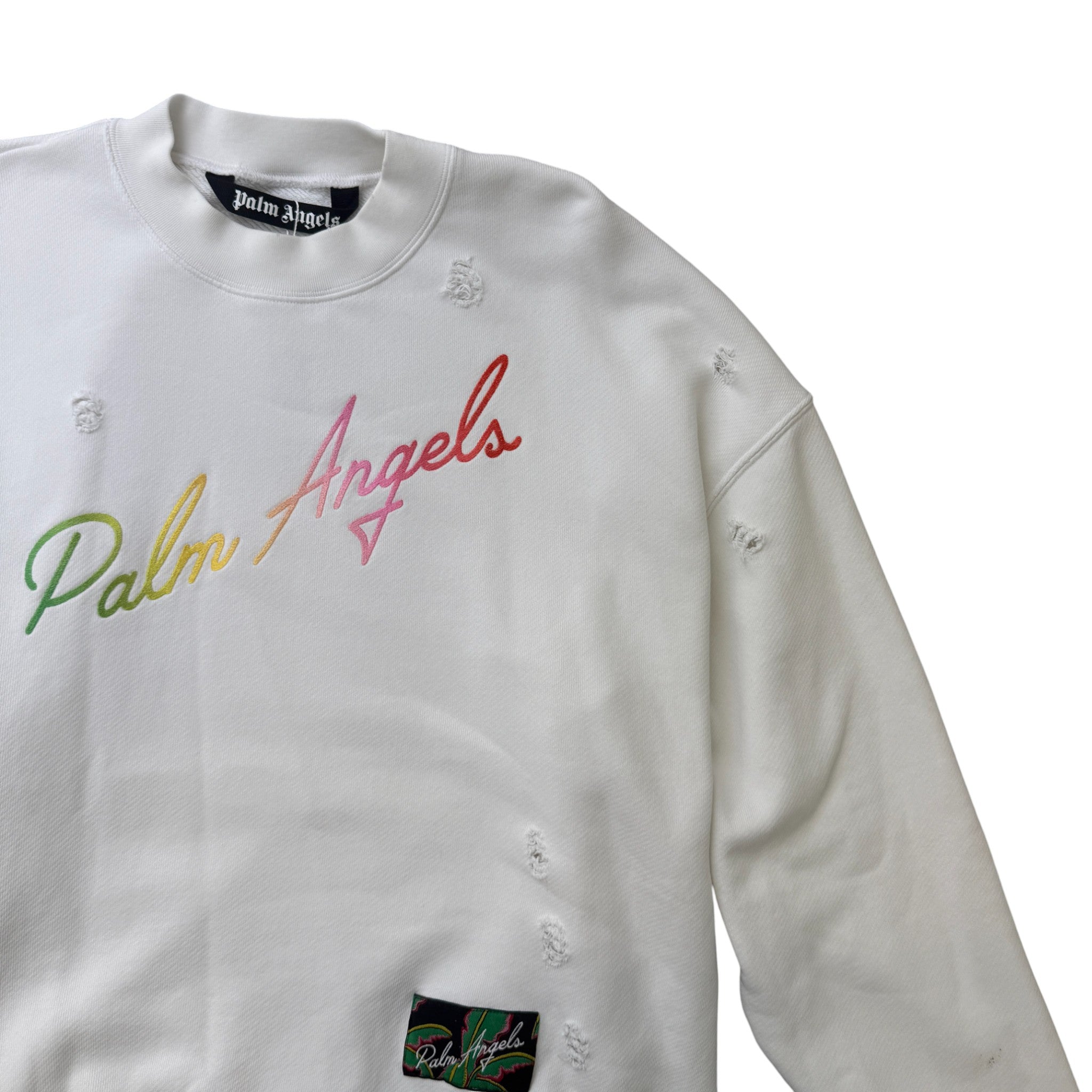 Men's Miami Logo Jumper White Size S