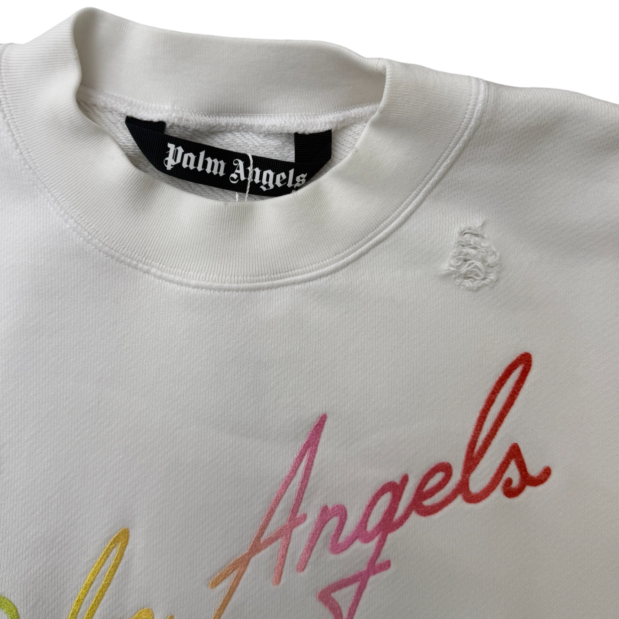 Men's Miami Logo Jumper White Size S