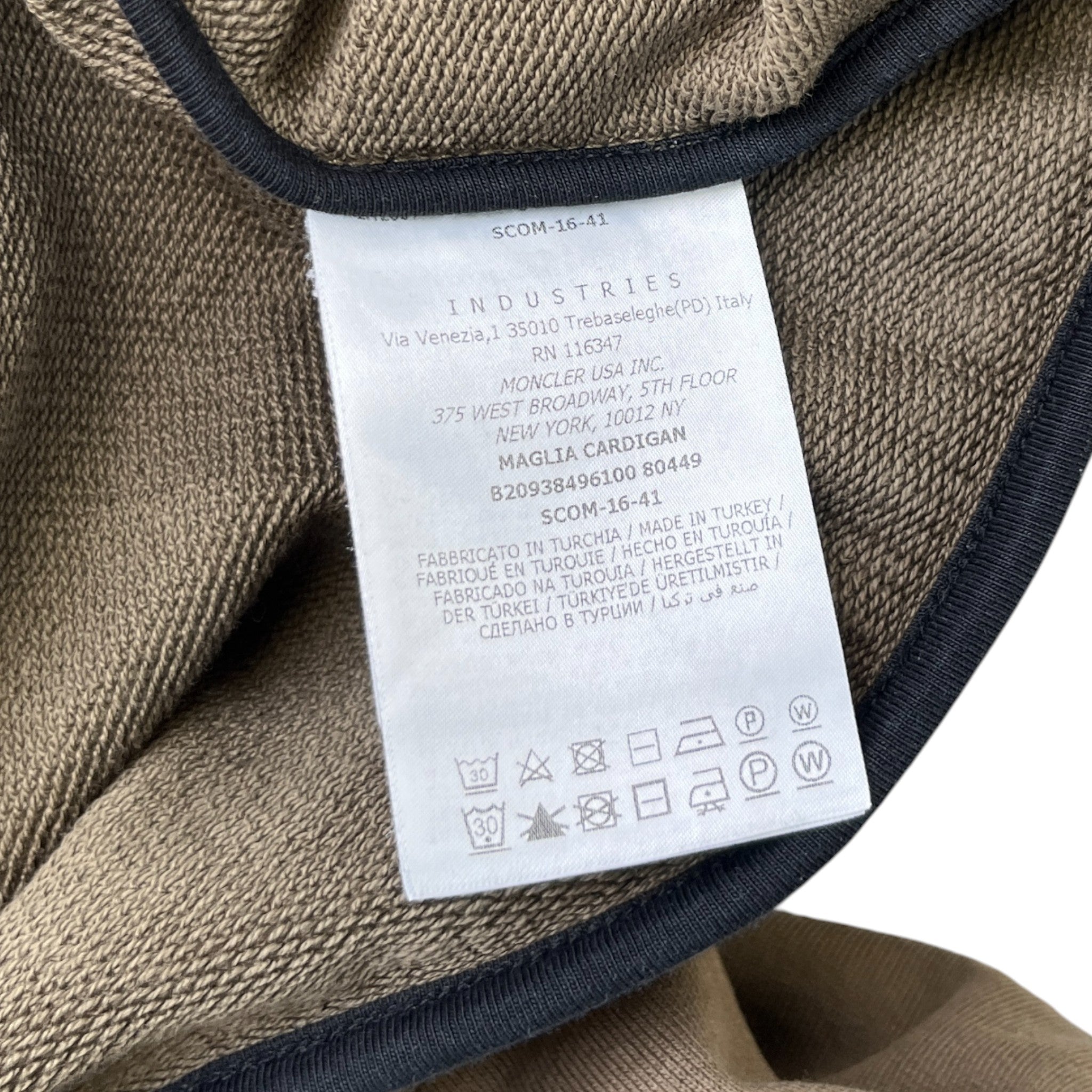 Women's Maglia Hoodie Khaki Size M