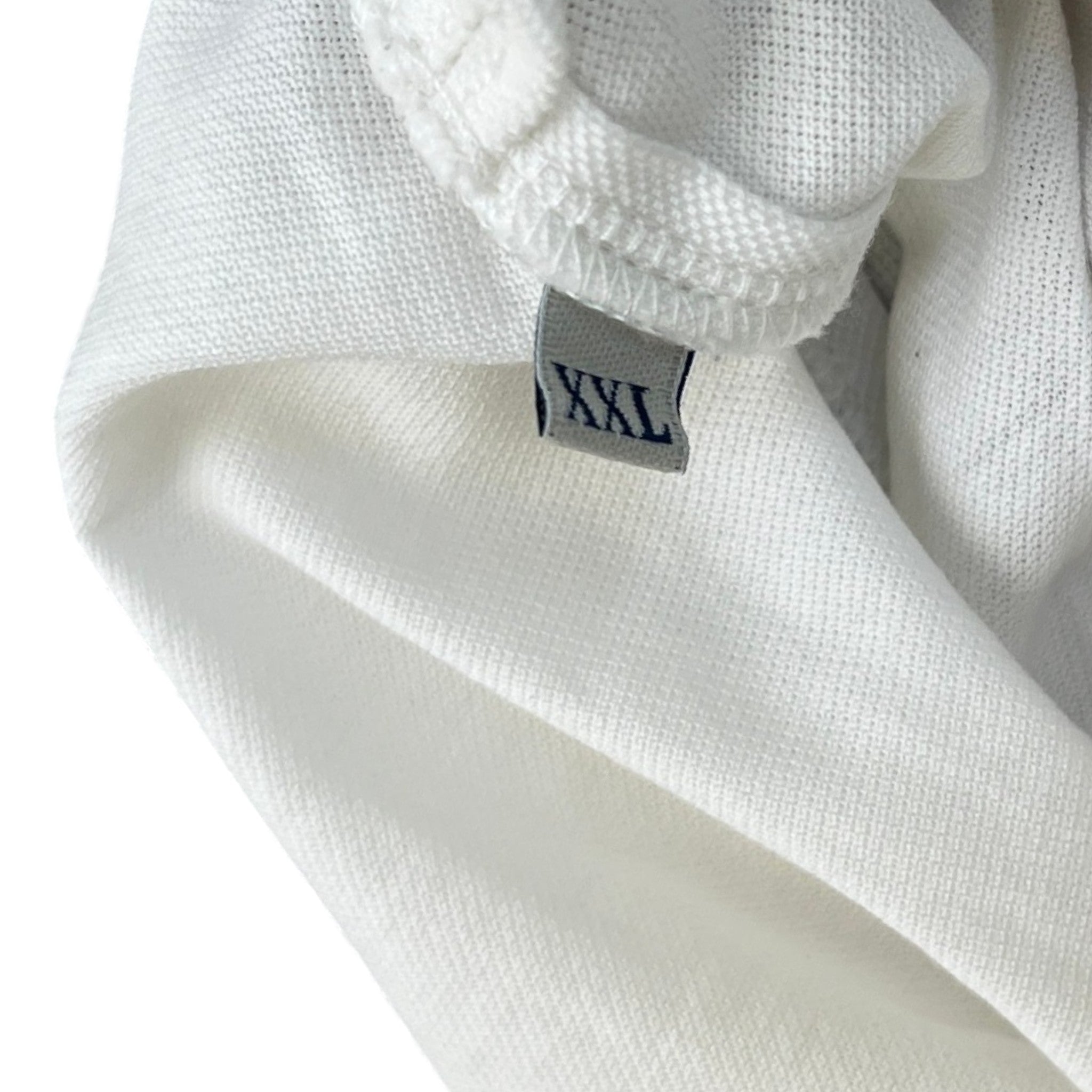Men's Maglia Polo Shirt White Size XXL