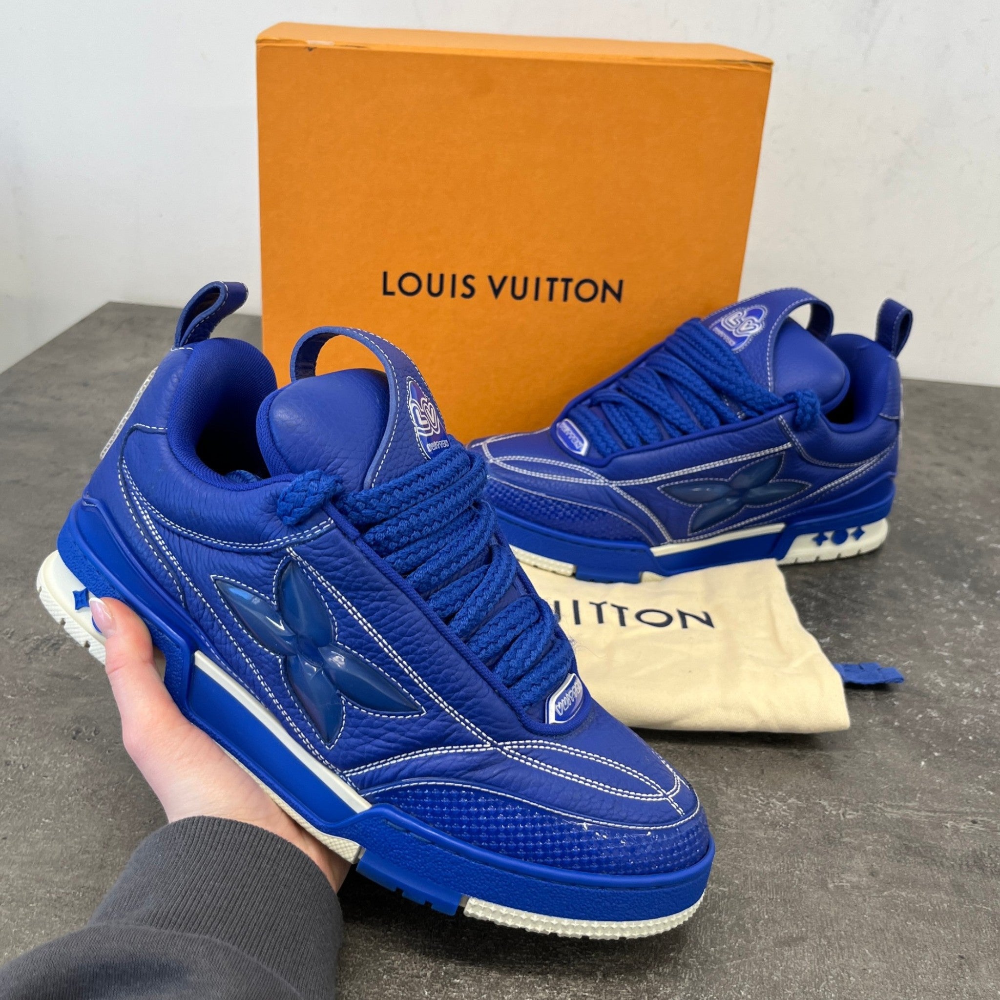 Men's Skate Low Trainers Blue Size EU 41 / UK 7