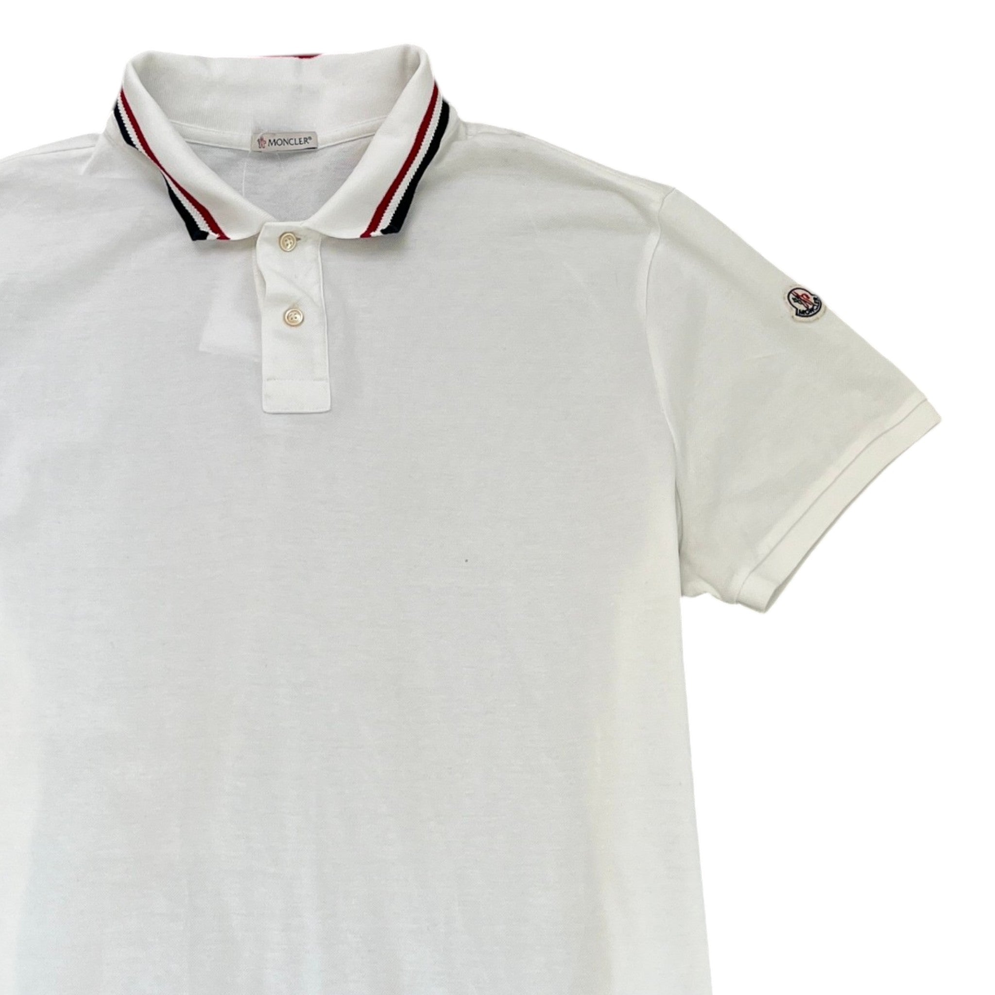Men's Maglia Polo Shirt White Size XXL