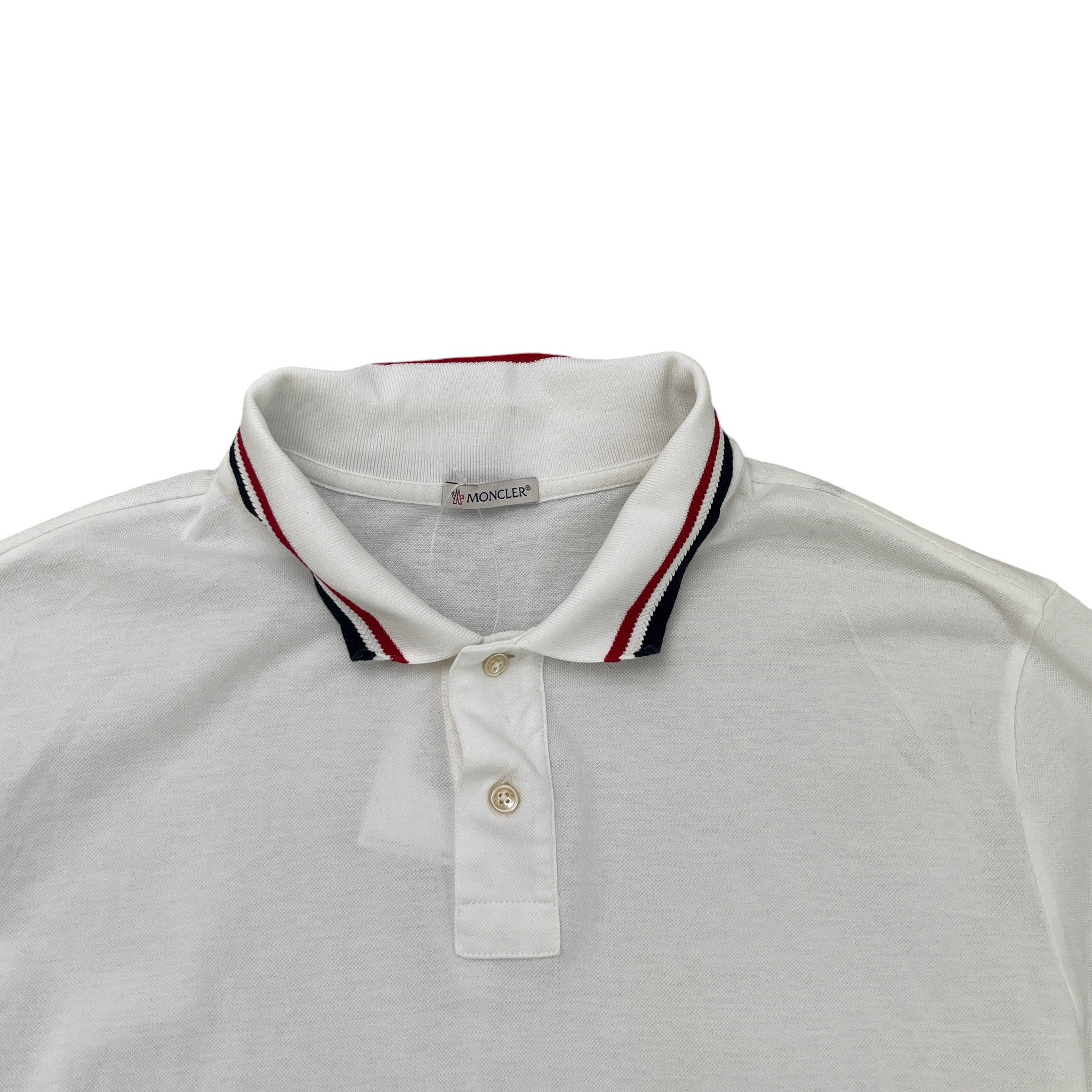 Men's Maglia Polo Shirt White Size XXL