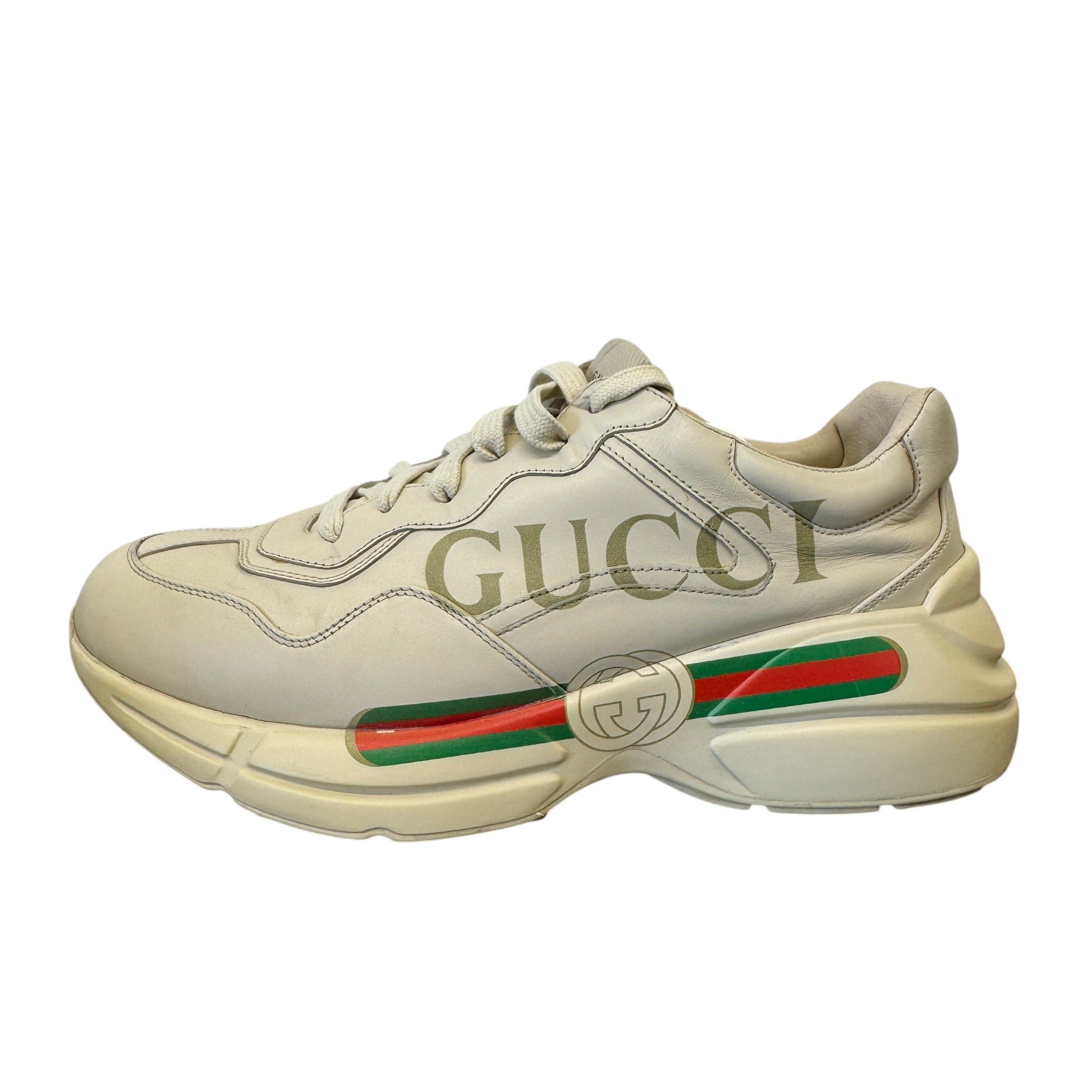 Men's Rhyton Low Trainers Beige Size EU 43 / UK 9