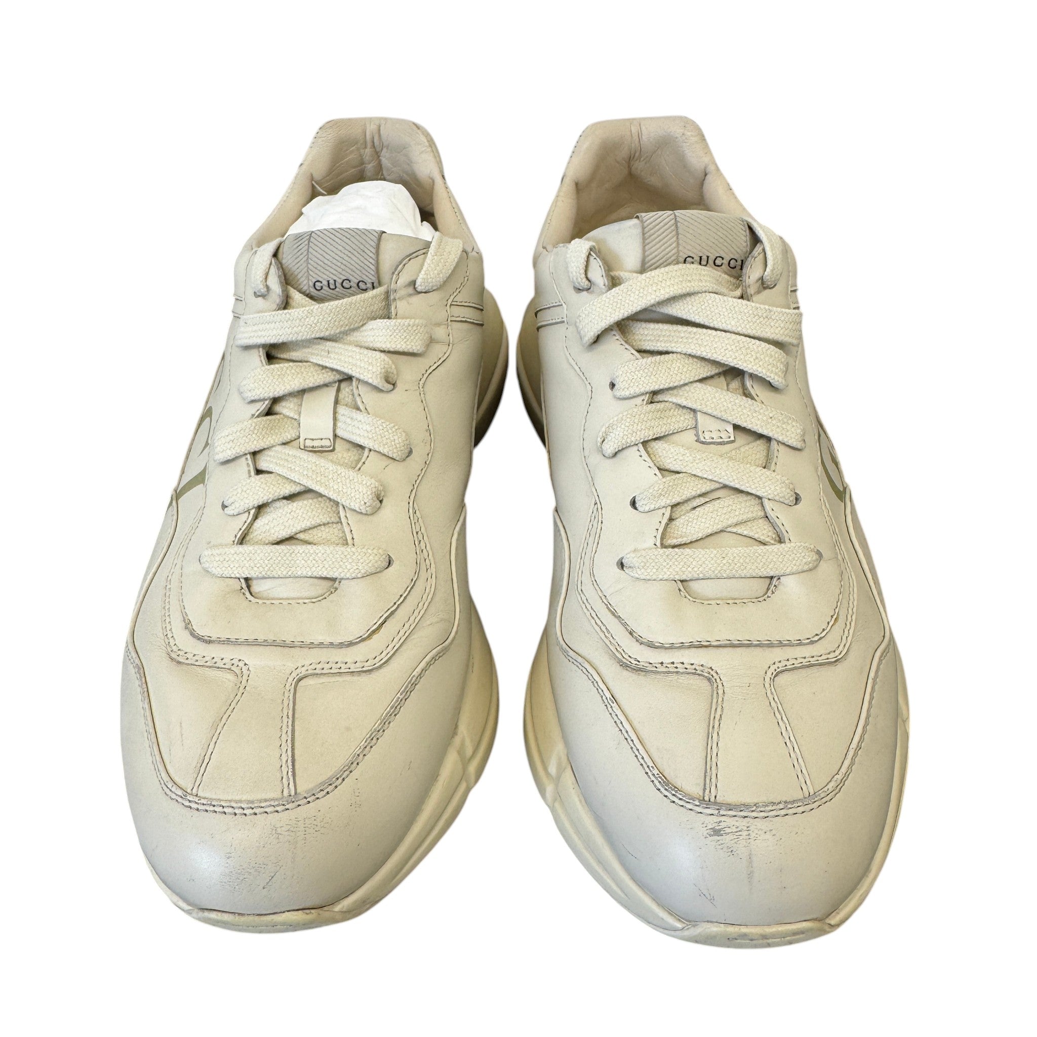 Men's Rhyton Low Trainers Beige Size EU 43 / UK 9