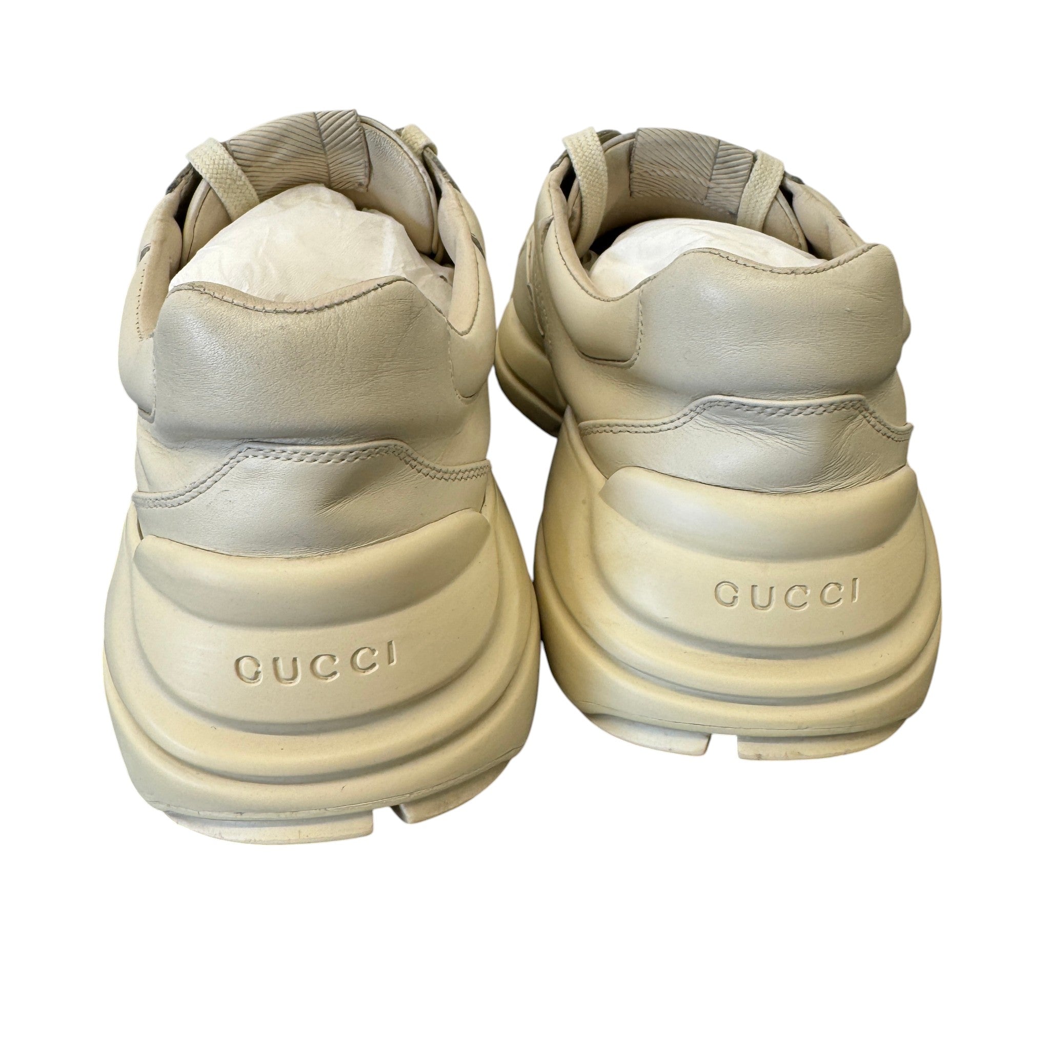Men's Rhyton Low Trainers Beige Size EU 43 / UK 9