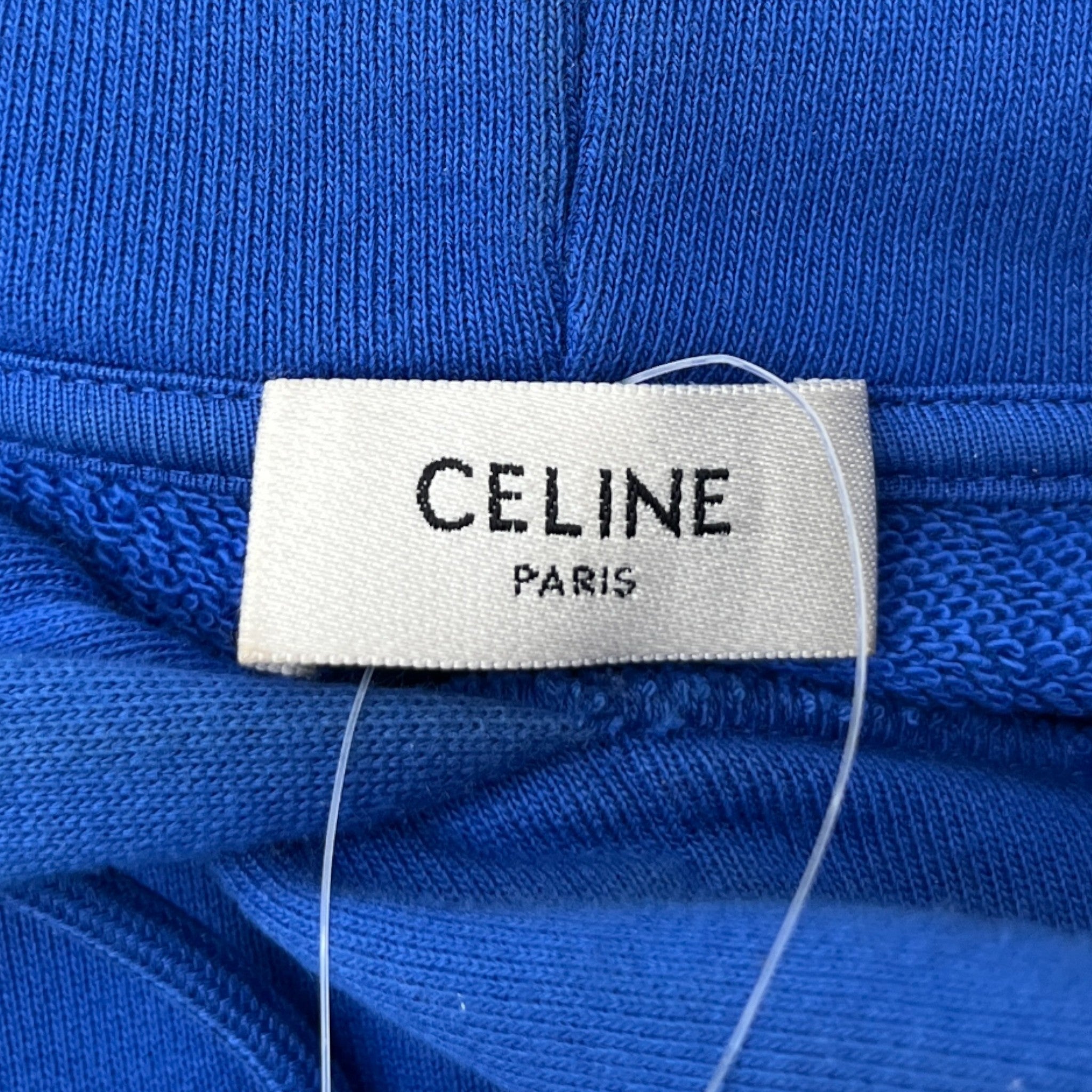 Men's Hood Logo Hoodie Blue Size XS