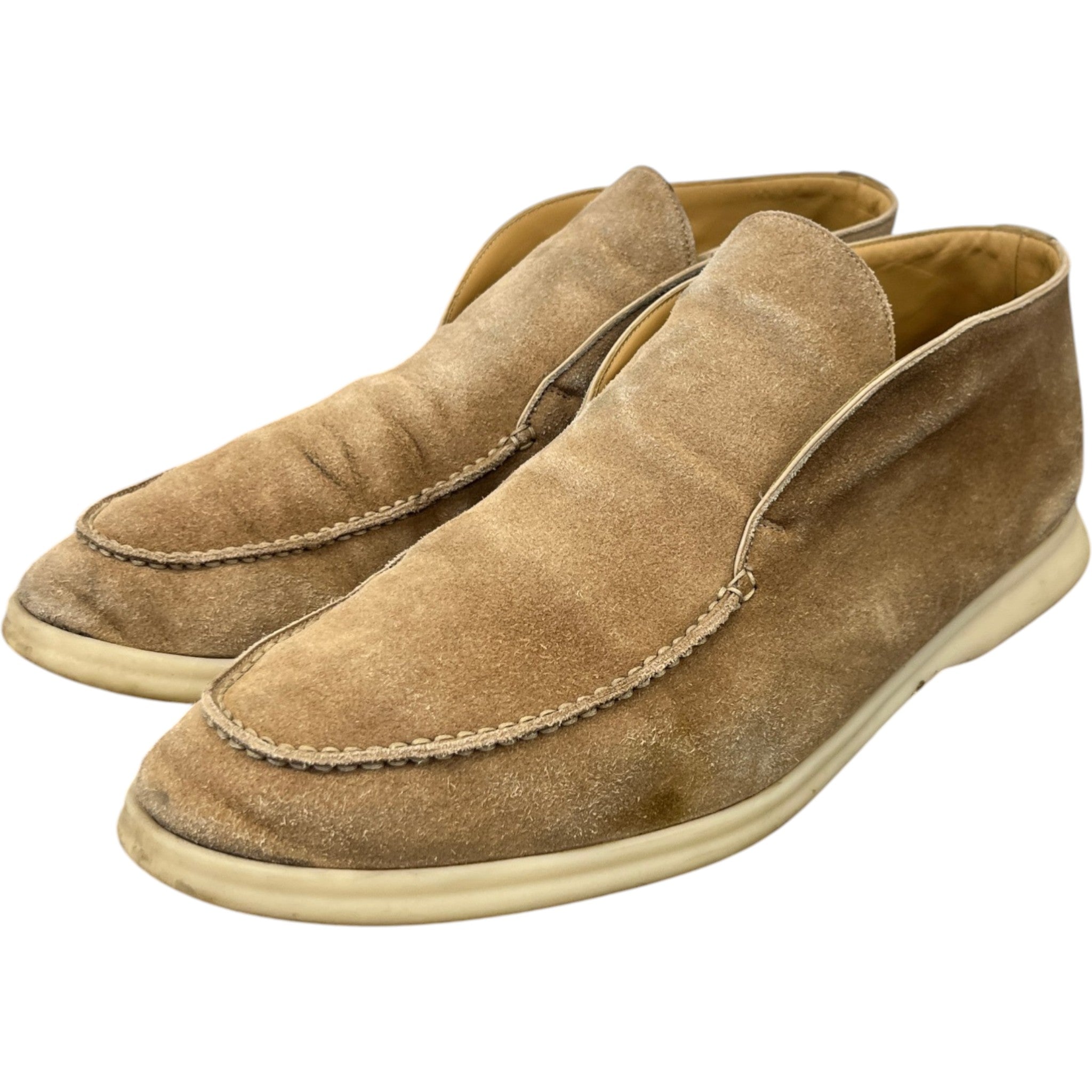 Men's Open Walk Ankle Boots Beige Size EU 46.5 / UK 12.5