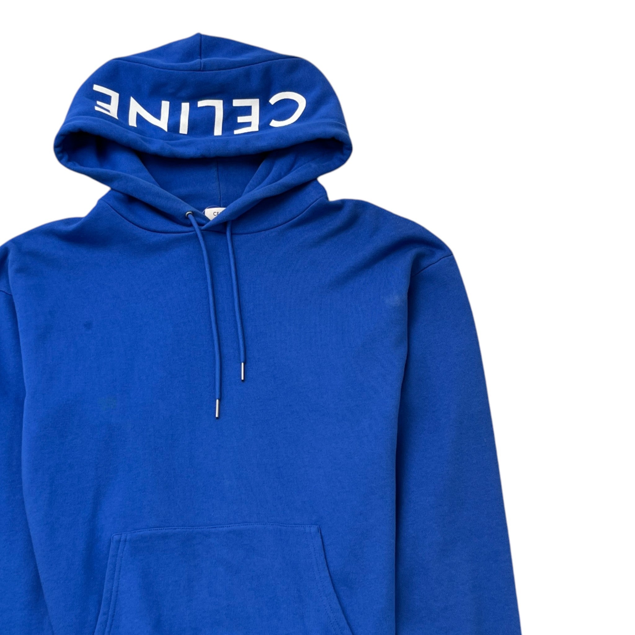 Men's Hood Logo Hoodie Blue Size XS