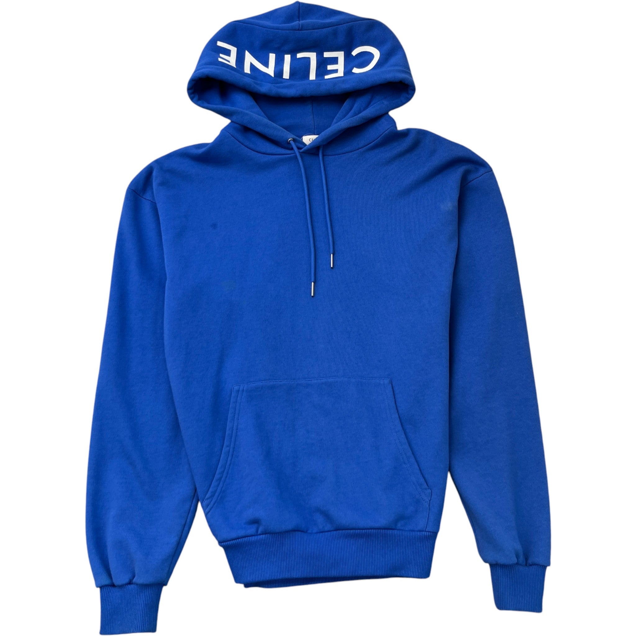 Men's Hood Logo Hoodie Blue Size XS