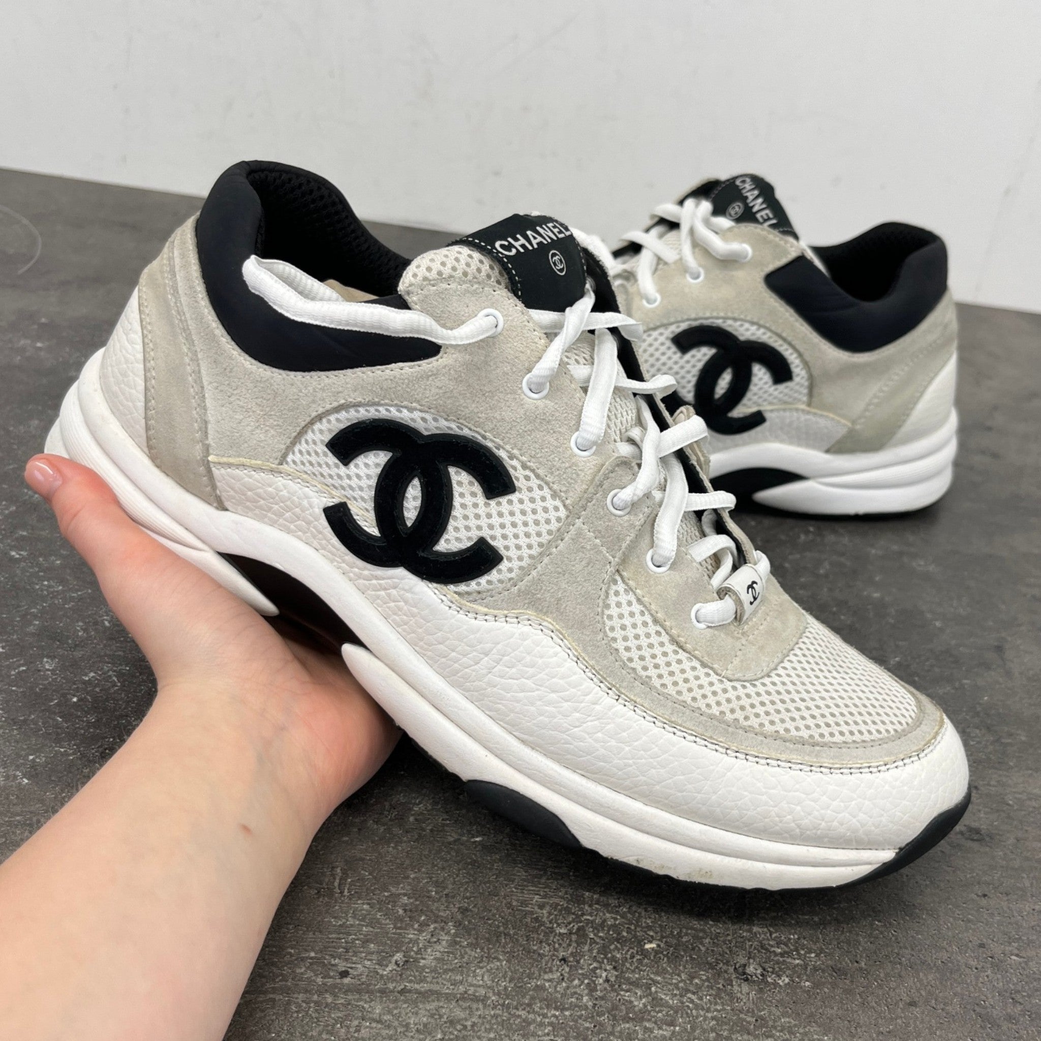 Men's Cc Runner Low Trainers White Size EU 44 / UK 10