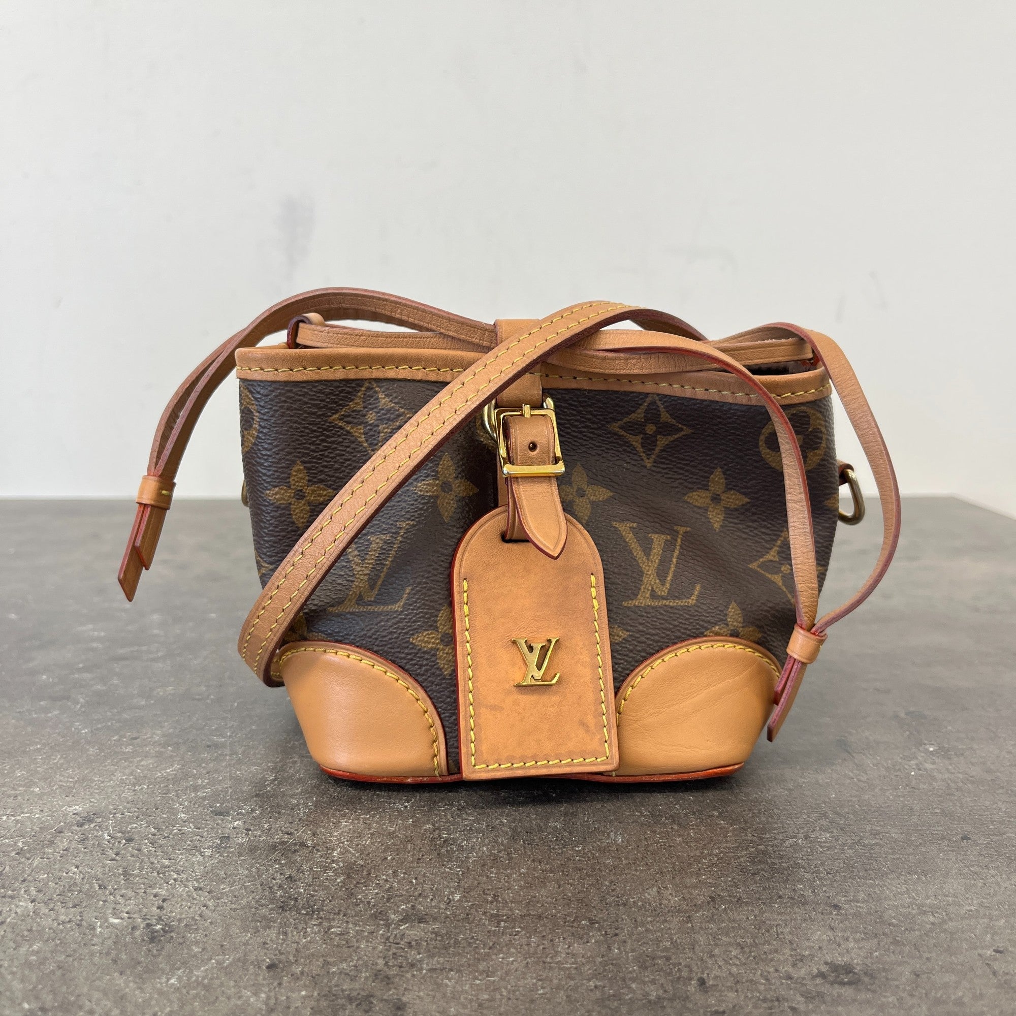 Women's Mini Monogram Noe Bag Brown