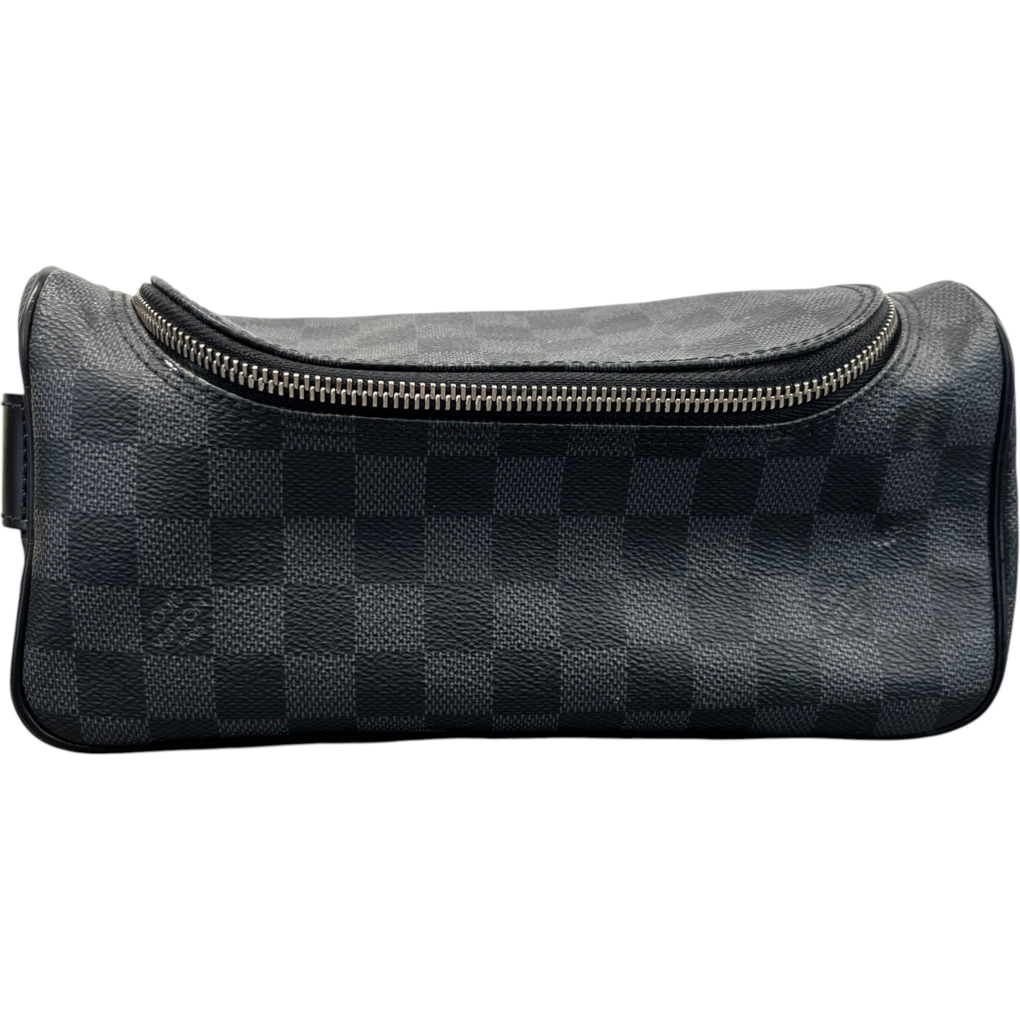 Men's Damier Graphite Toiletry Bag Black