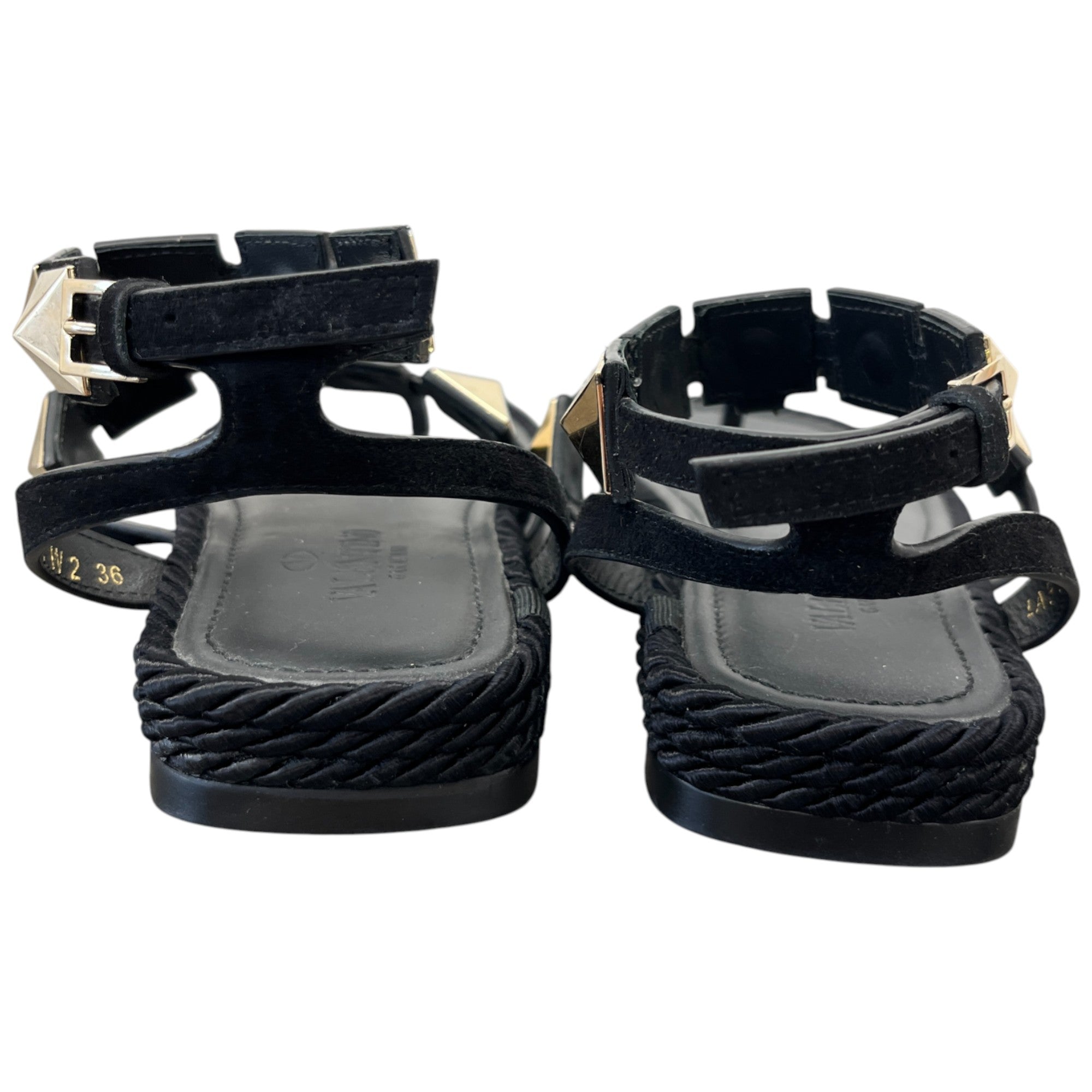 Women's Rock Stud Sandals Black Size EU 36 / UK 3