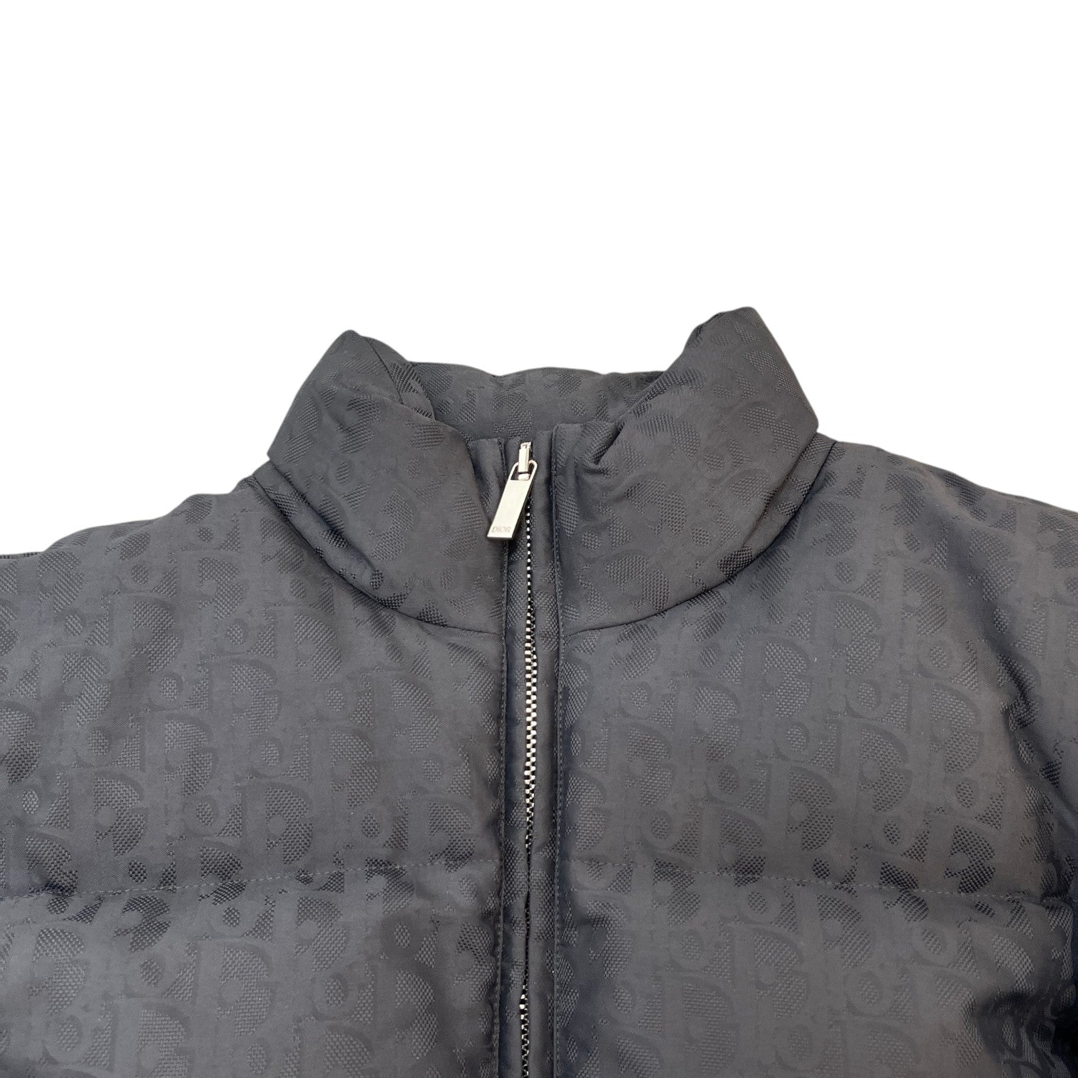 Men's Oblique Cotton Blend Down Jacket Black Size IT 44 / XS