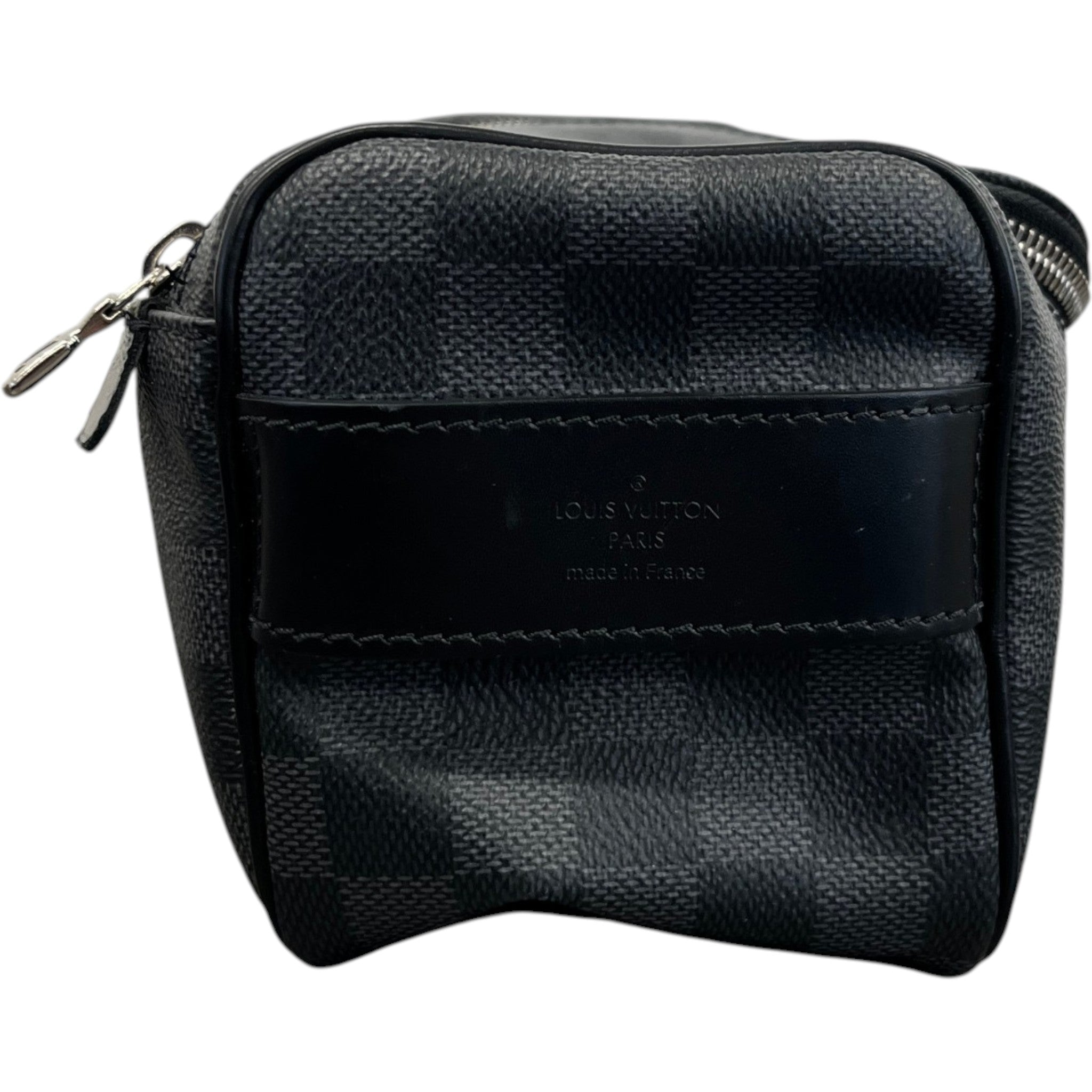 Men's Damier Graphite Toiletry Bag Black