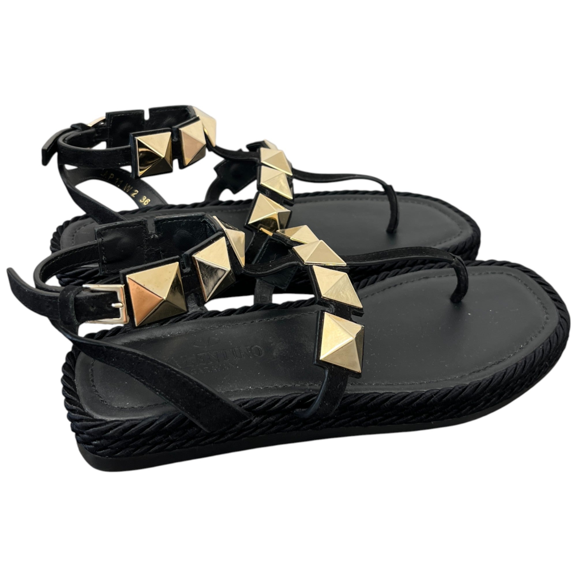 Women's Rock Stud Sandals Black Size EU 36 / UK 3