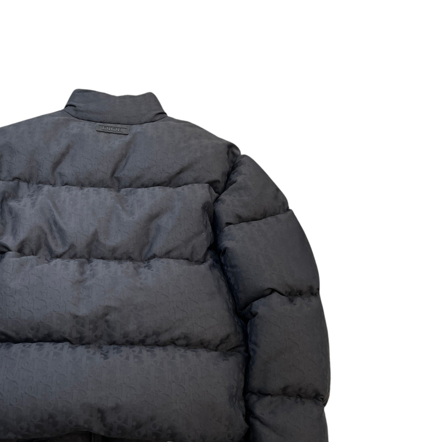 Men's Oblique Cotton Blend Down Jacket Black Size IT 44 / XS