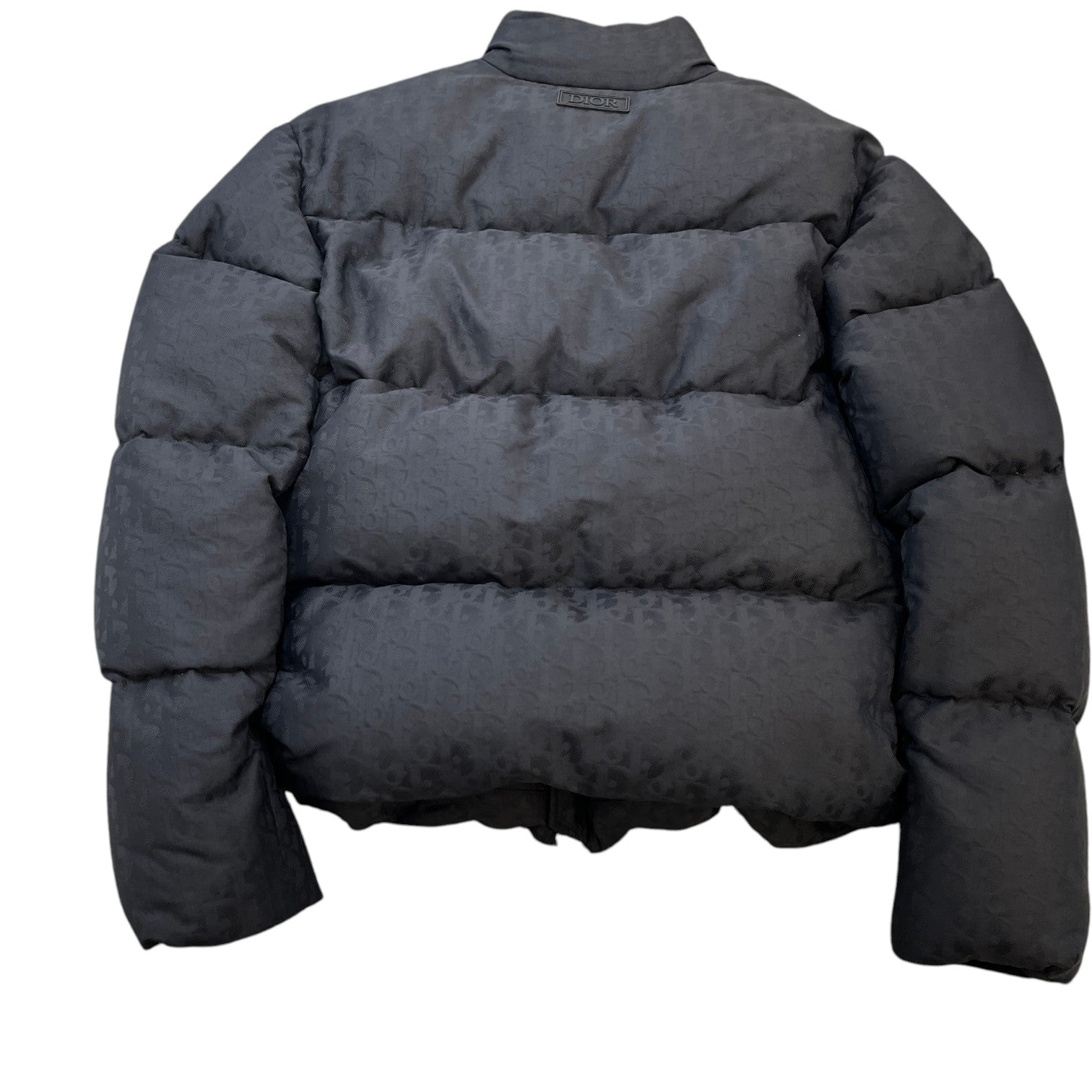 Men's Oblique Cotton Blend Down Jacket Black Size IT 44 / XS